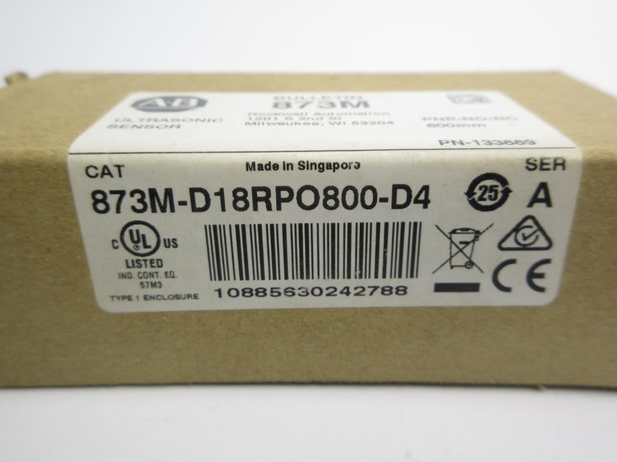 ALLEN BRADLEY 873M-D18RPO800-D4 SER. A 10-30VDC NSMP