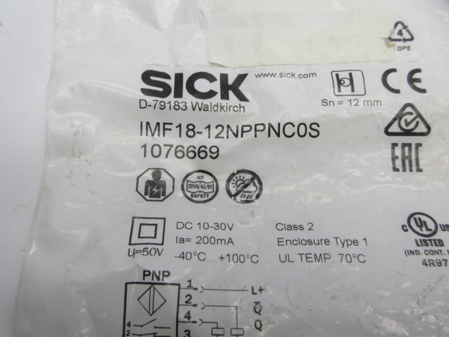 SICK IMF18-12NPPNC0S 1076669 10-30VDC NSMP