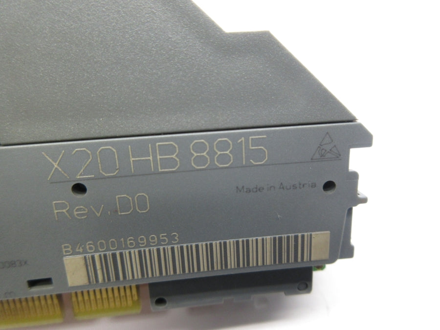 B&R X20HB8815 REV. D0 UNMP