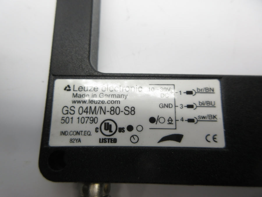 LEUZE ELECTRONIC GS04M/N-80-S8 50110790 10-30VDC NSNP