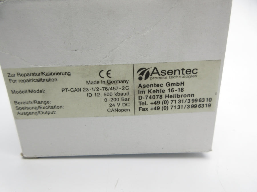 ASENTEC PT-CAN23-1/2-76/457-2C 24VDC NSMP