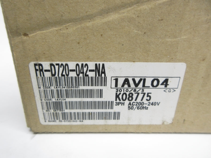 MITSUBISHI ELECTRIC FR-D720-042-NA 200-240VAC 6A NSMP