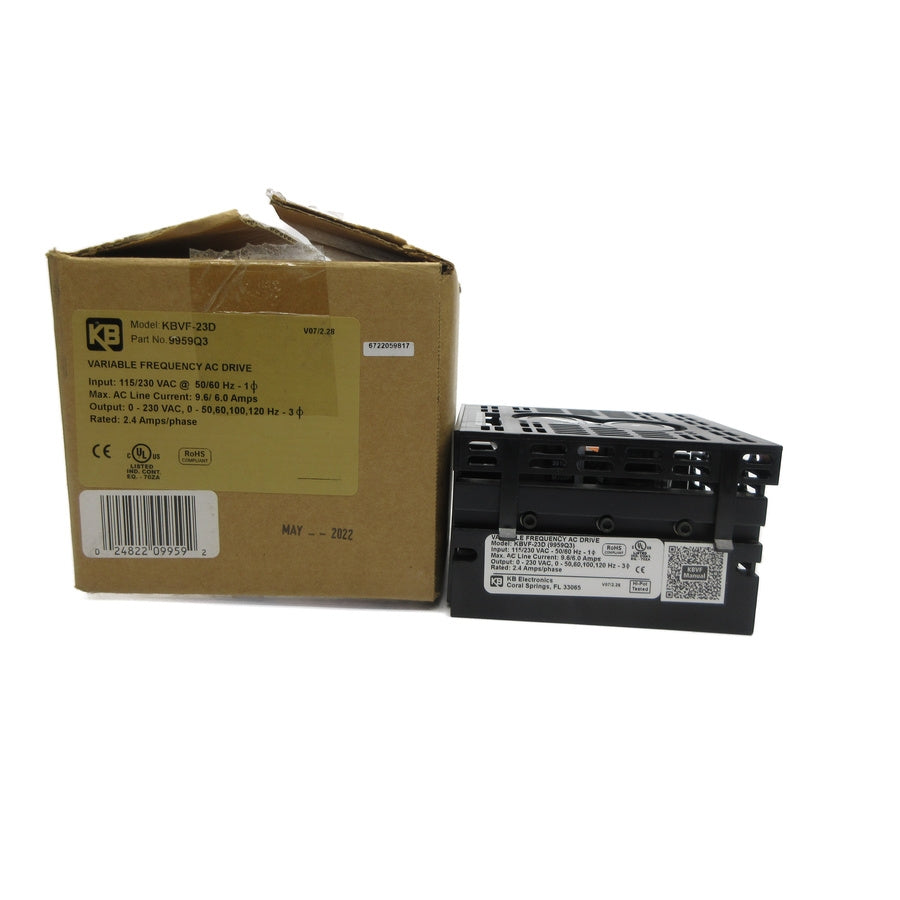 KB ELECTRONICS KBVF-23D 9959Q3 115/230VAC 9.6/6.0A NSMP