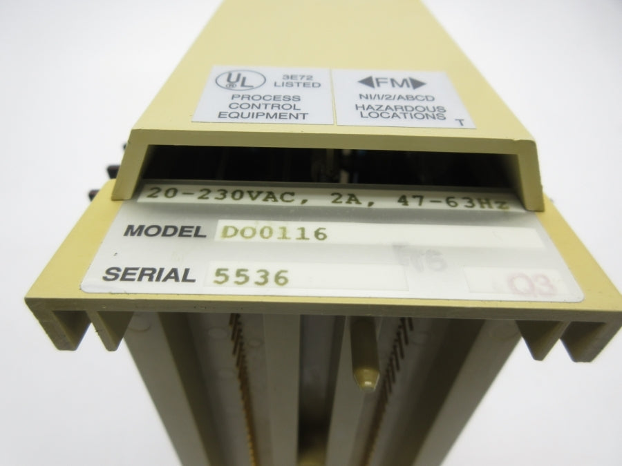 FISCHER & PORTER DO0116 20-230VAC 2A NSNP