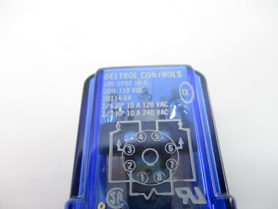 DELTROL CONTROLS 20114-84 110VDC 10A NSNP