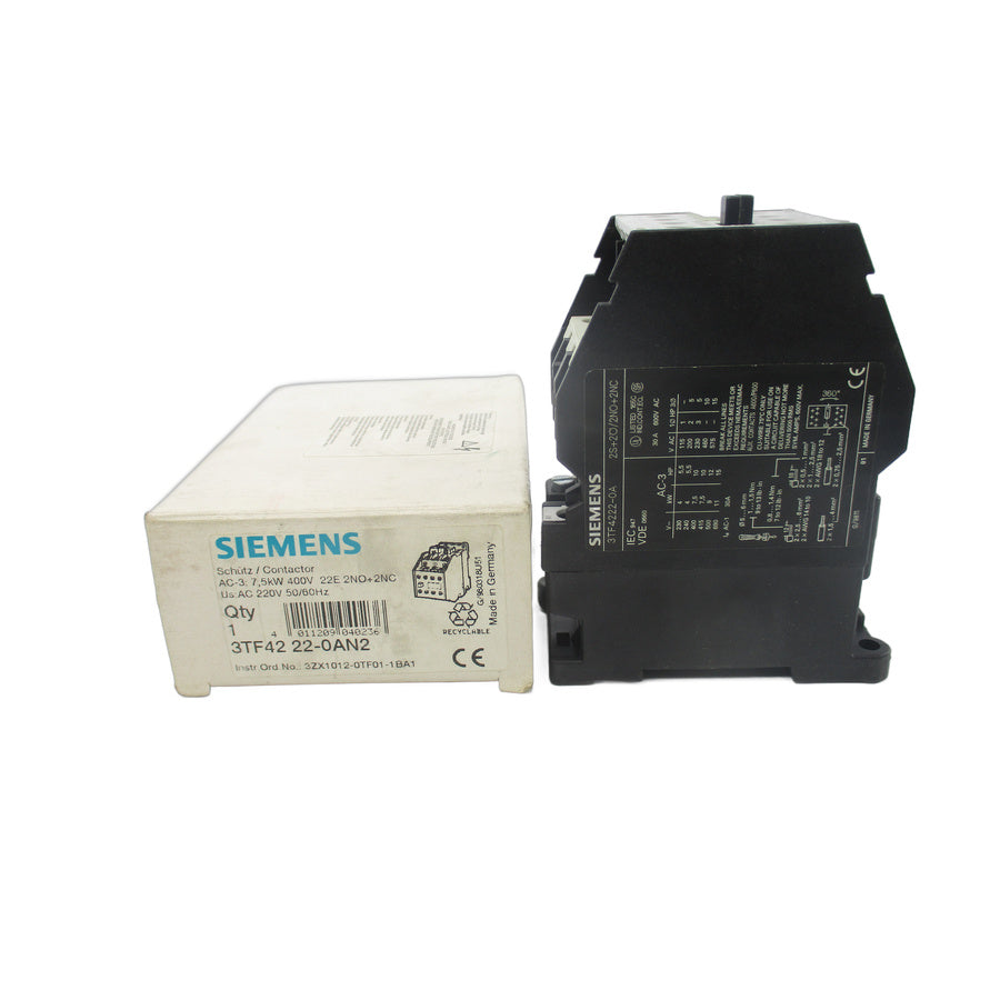 SIEMENS 3TF4222-0AN2 220V 30A NSMP