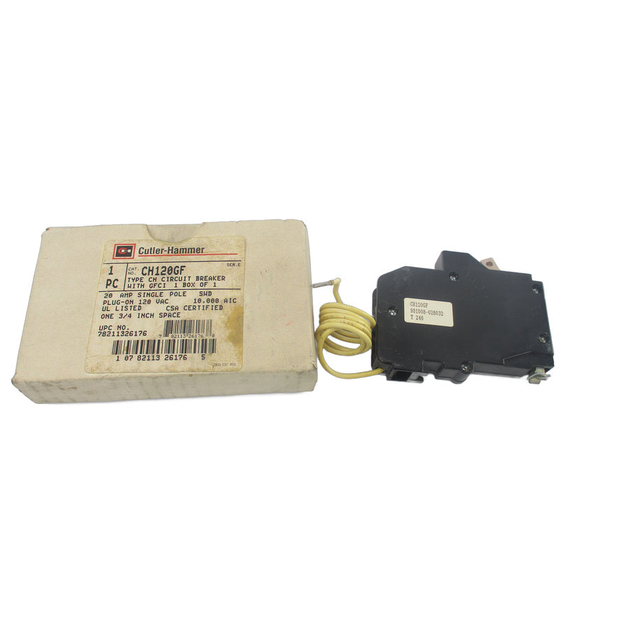 CUTLER HAMMER CH120GF SER. E 120VAC 20A NSMP