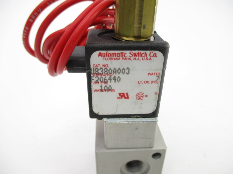 ASCO U8380A003 12V 100PSI NSNP