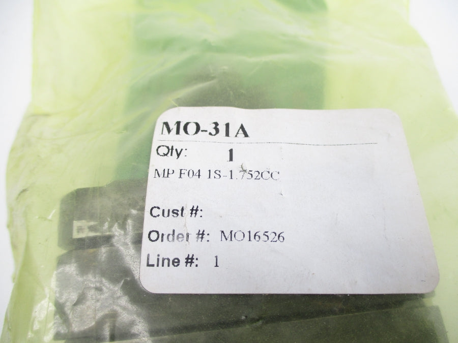 ZENITH PUMPS MO-31A MPF041S-1.752CC NSMP