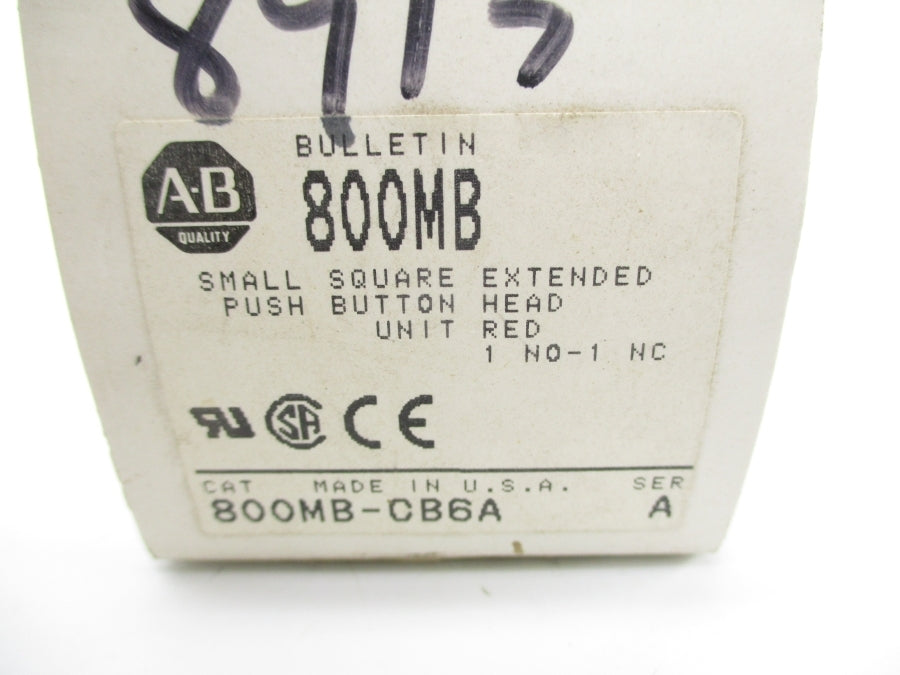 ALLEN BRADLEY 800MB-CB6A SER. A (GY/BL) NSMP