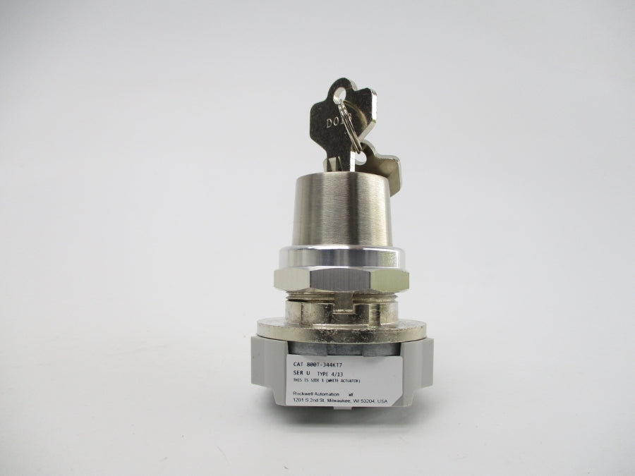 ALLEN BRADLEY 800T-J44KT7 SER. U (WH) NSMP