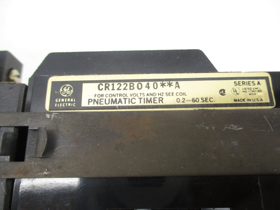 GENERAL ELECTRIC CR122B04022A SER. A 110/120V 0.2-60S NSNP