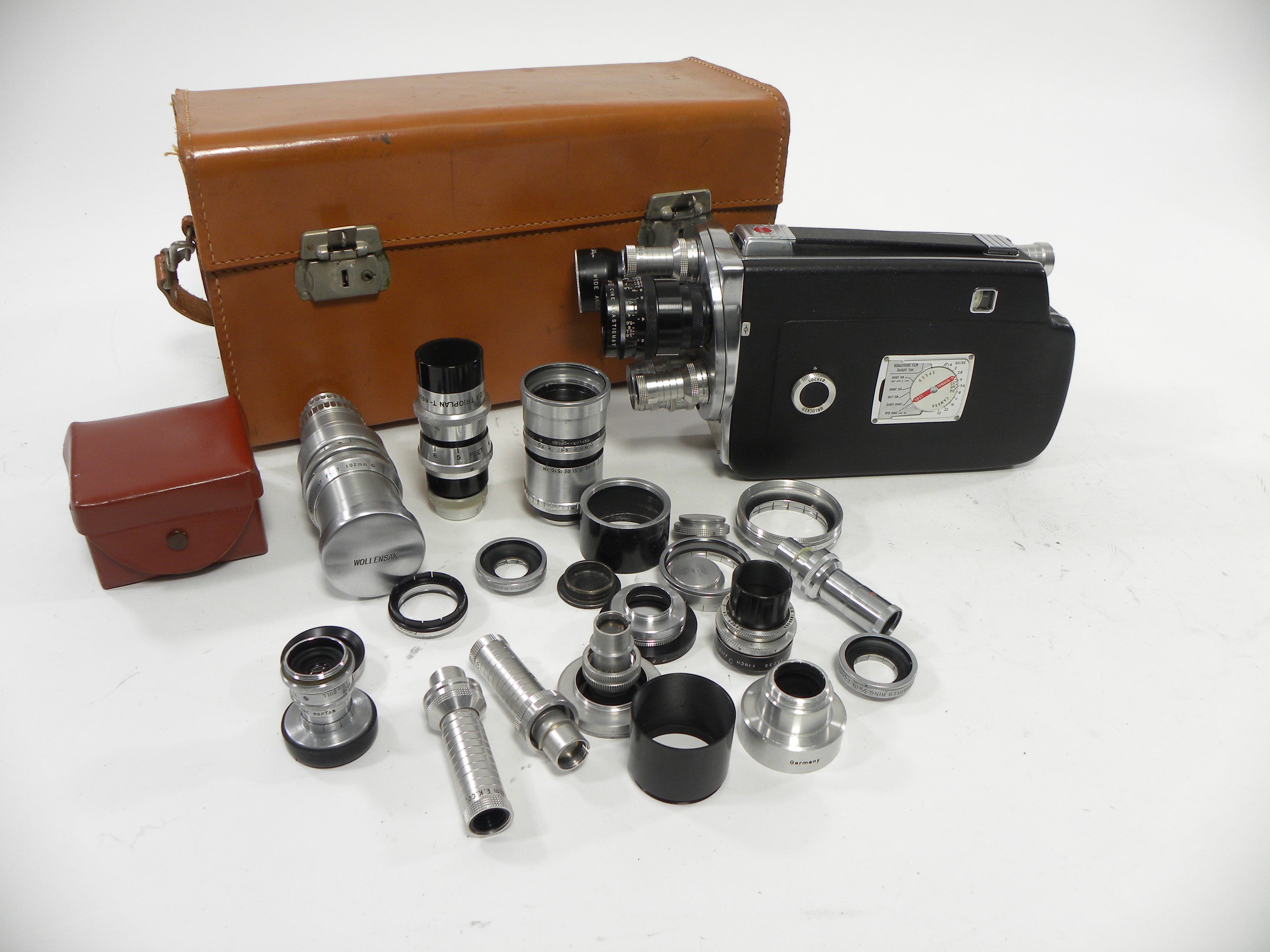 Kodak K-100 Turret 16mm Movie Camera