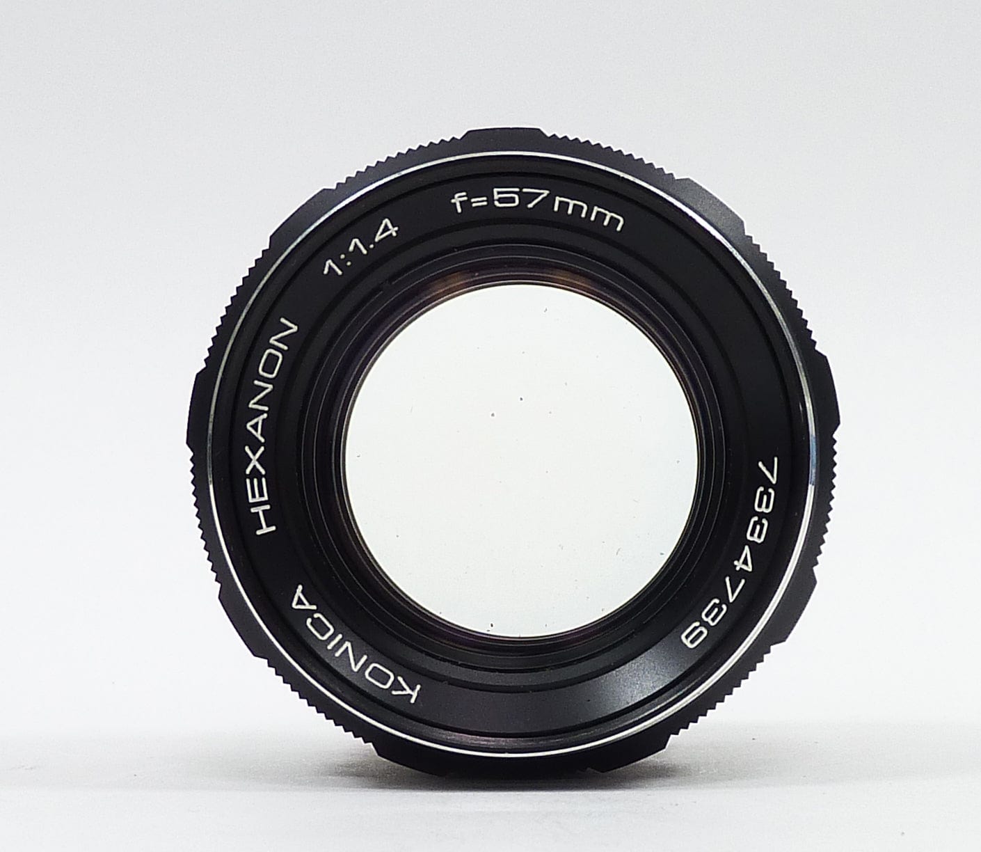 Konica Hexanon 57mm f1.4 AR Mount Lens