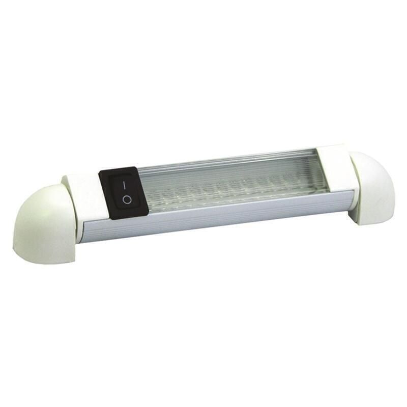 TH Marine LED-51857-DP T-H Marine LED Rotating Rail Light w/ Switch, Cool White LEDs