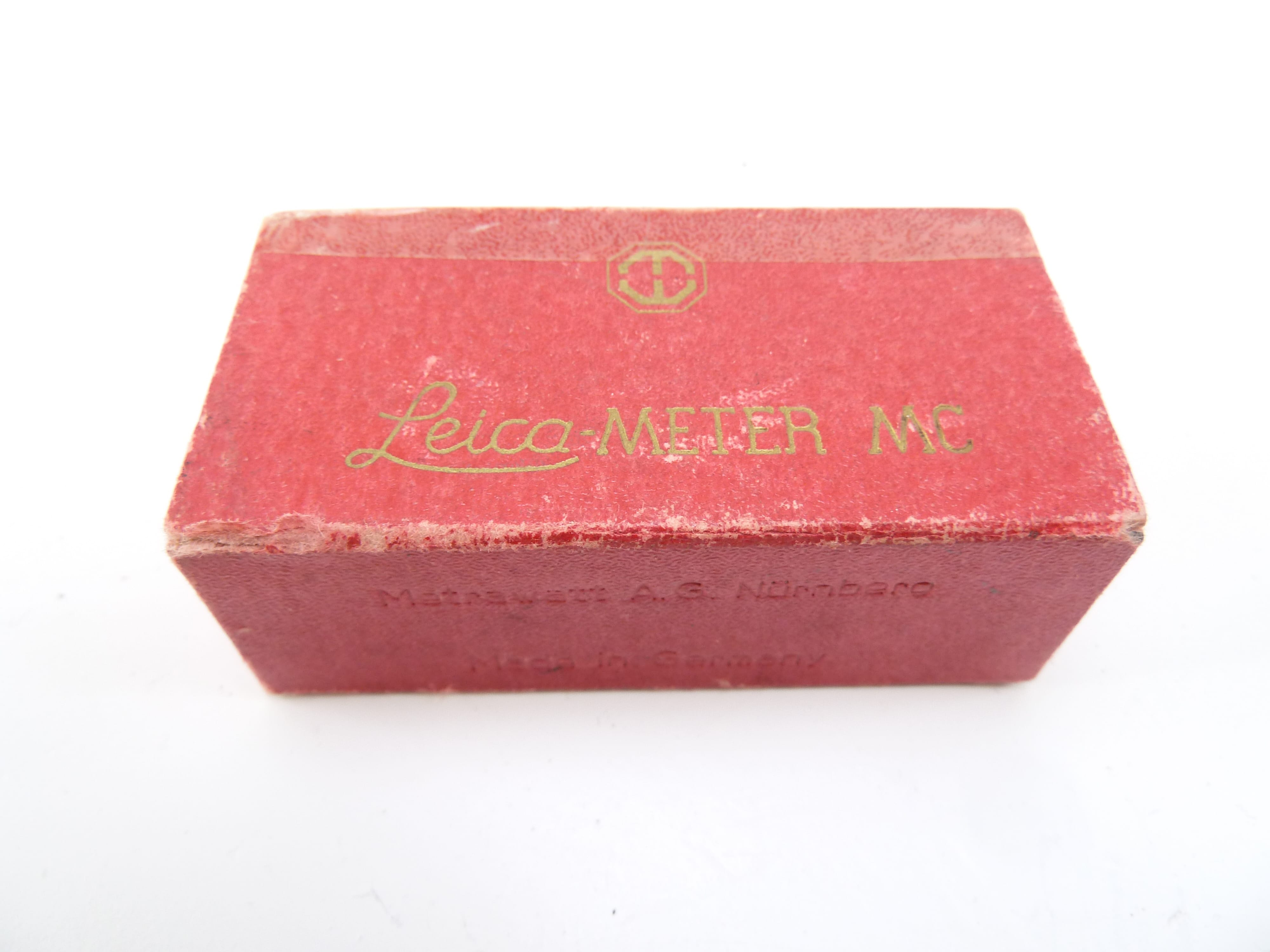 Leica Light Meter MC in Original Red Box