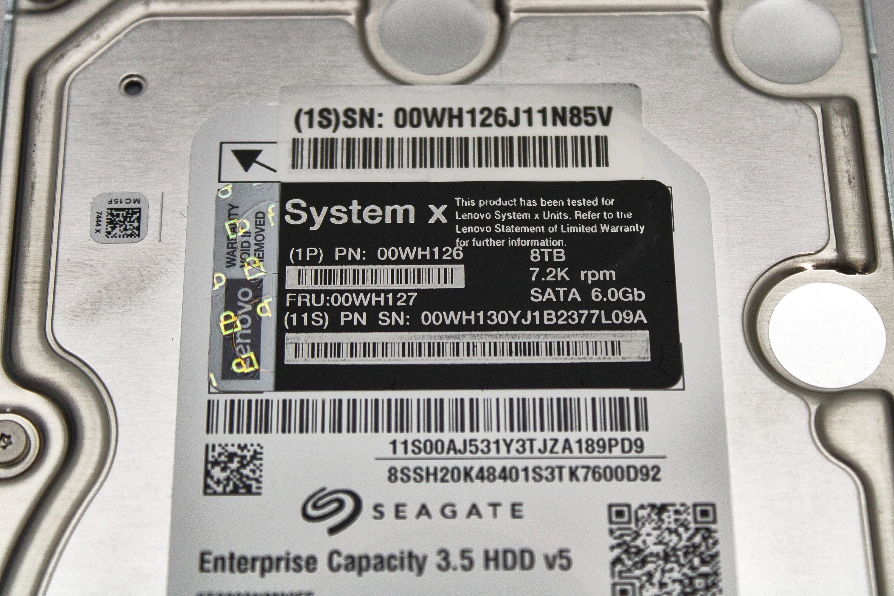 Lenovo 00WH127 LENOVO 8 TB 3.5" NL-SATA G2HS 512E