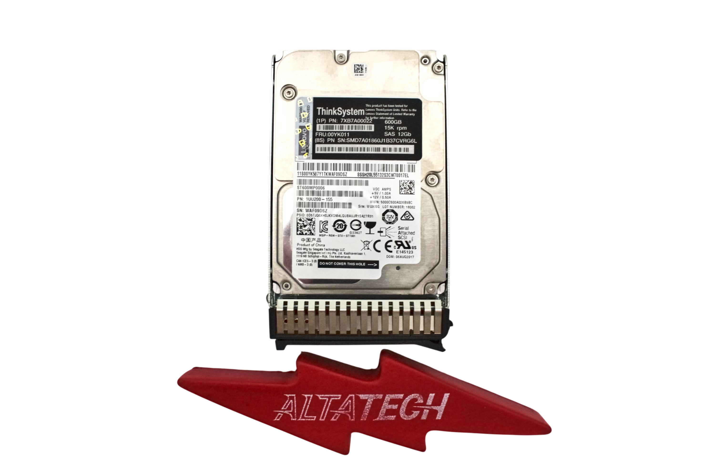 Lenovo 00YK011 600GB 15K 12G 2.5" HDD