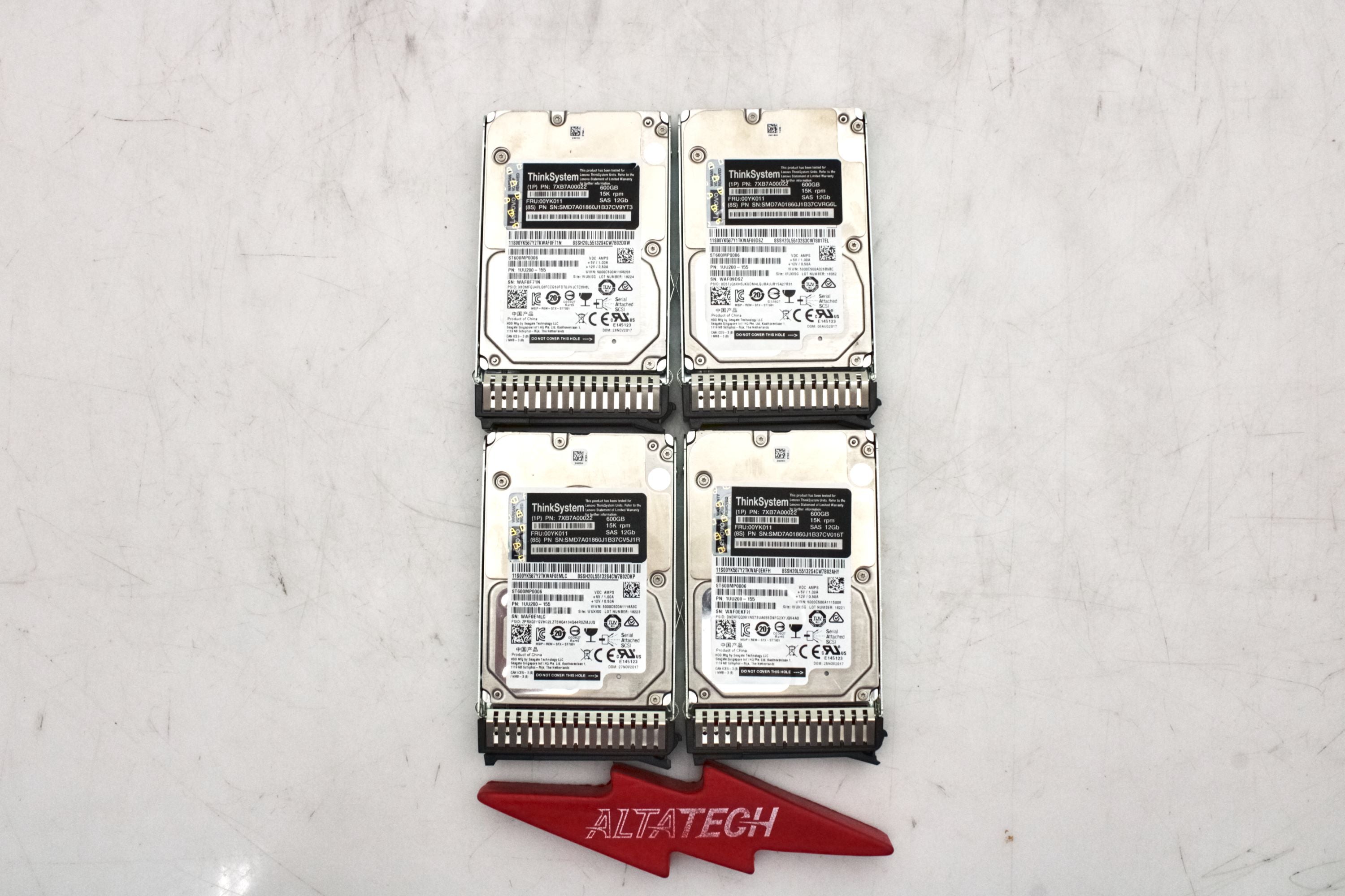 Lenovo 00YK011_x4 600GB 15K 12G 2.5" HDD