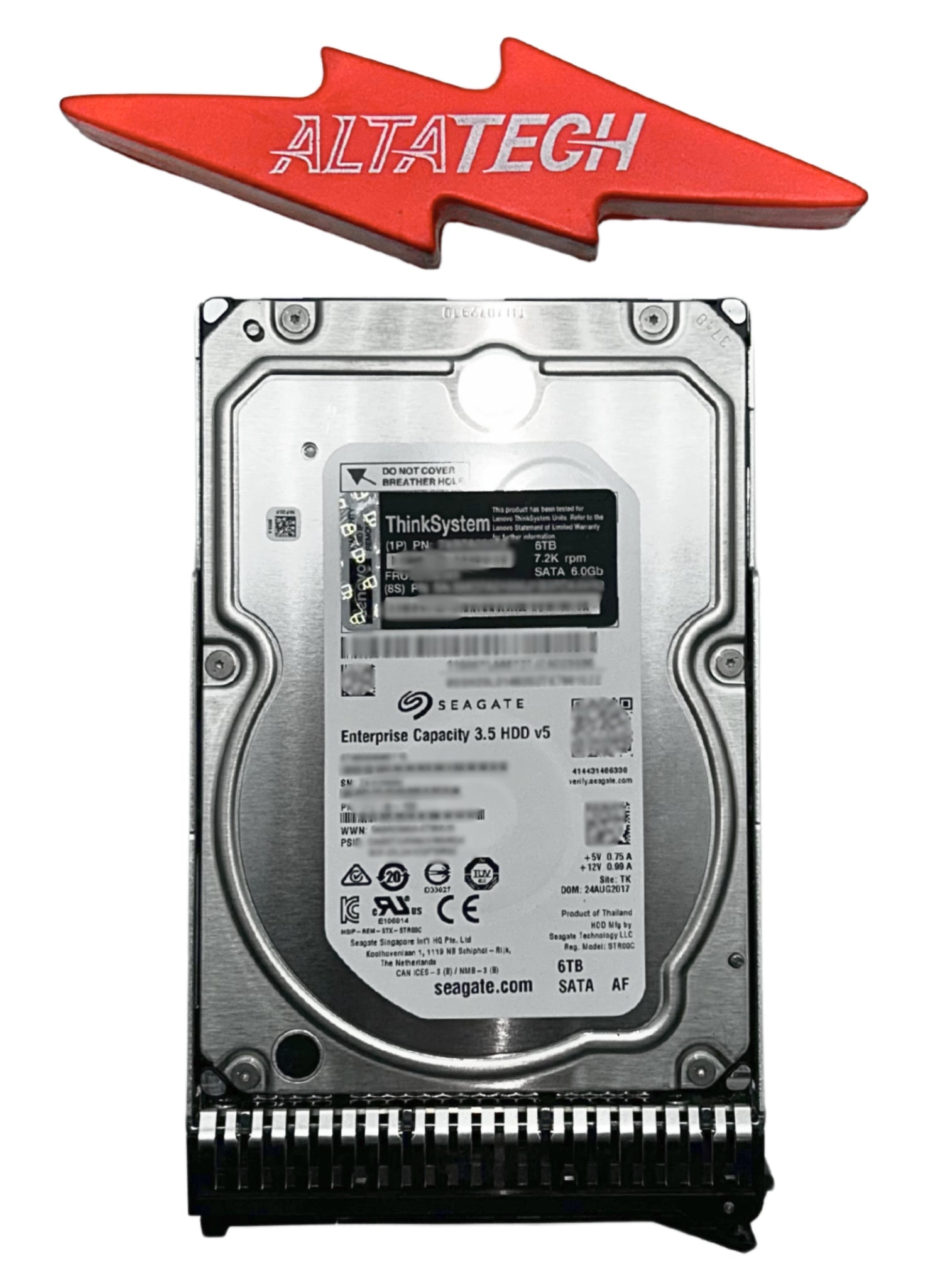 Lenovo 00YK041 6TB 7.2K SATA 6G 512E 3.5" HDD