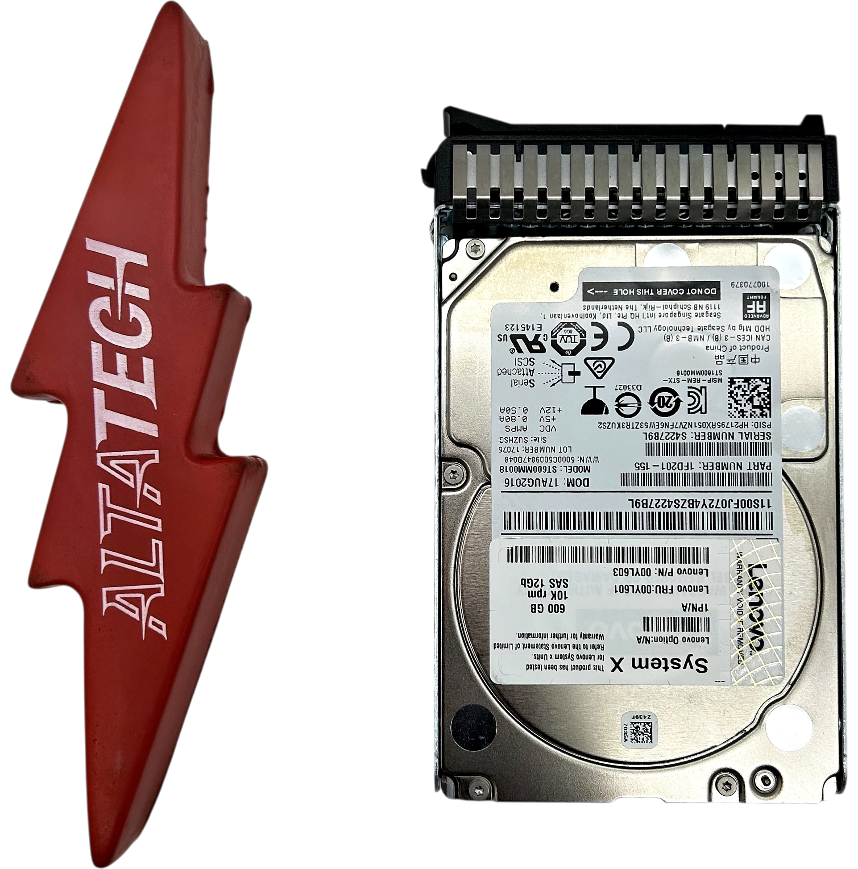 Lenovo 00YL601 600GB 10K 12G SAS 2.5" HDD