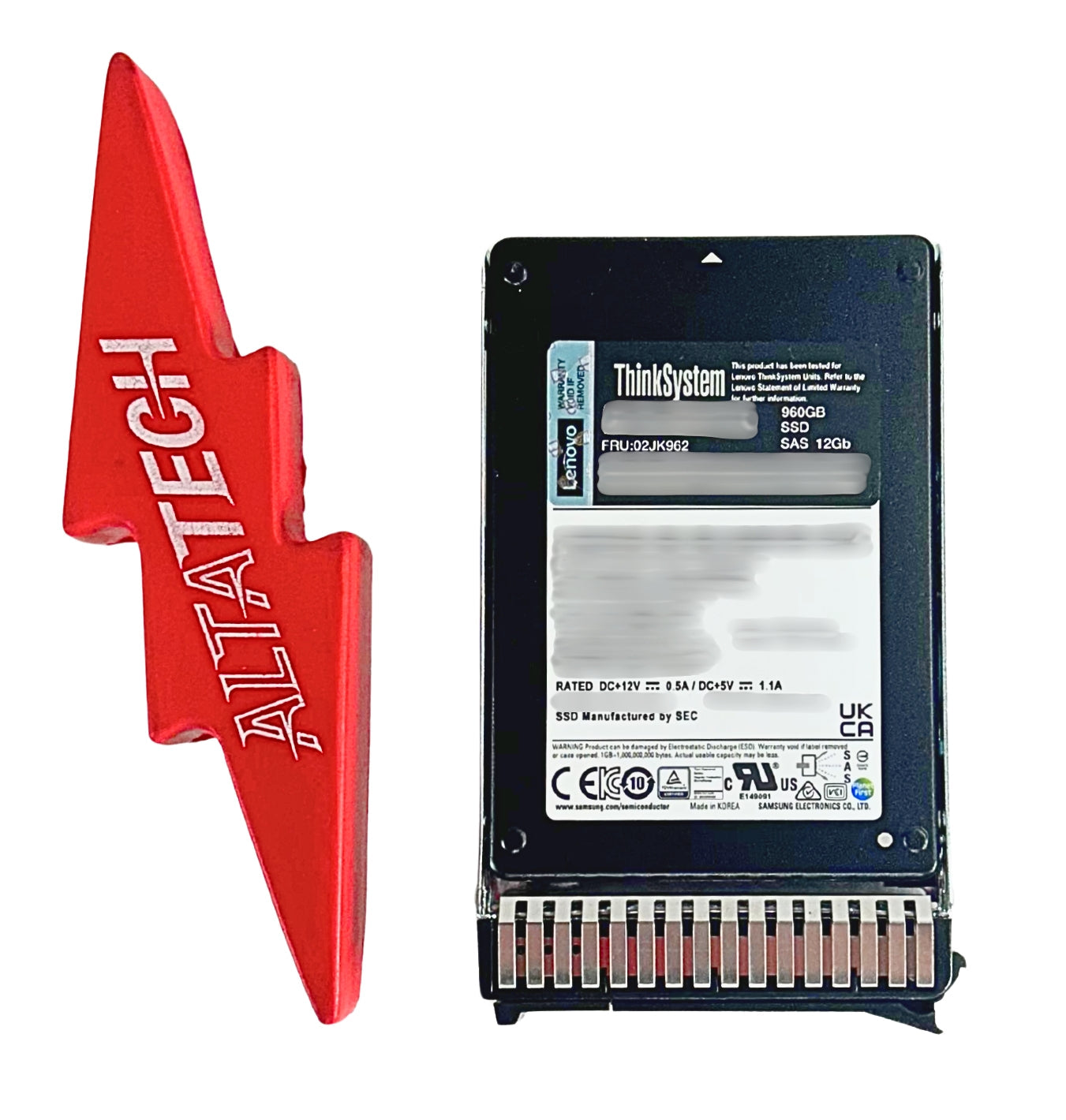 Lenovo 02JK962 PM1643A 960GB SAS 12G 2.5" SSD