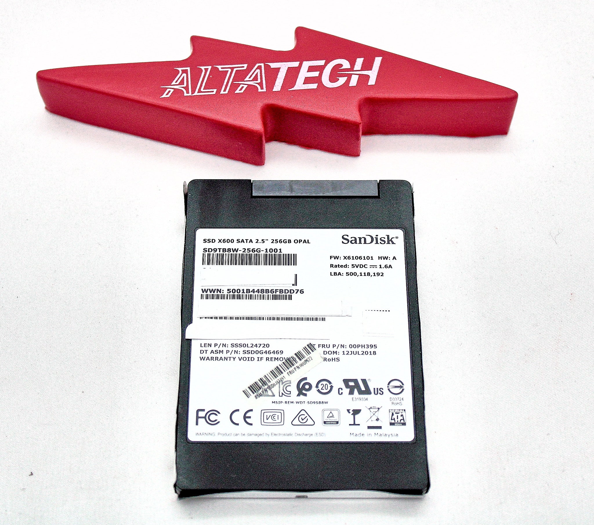 Lenovo SD9TB8W-256G-1001 56GB SSD SATA 2.5 6G for Lenovo PC/Laptop