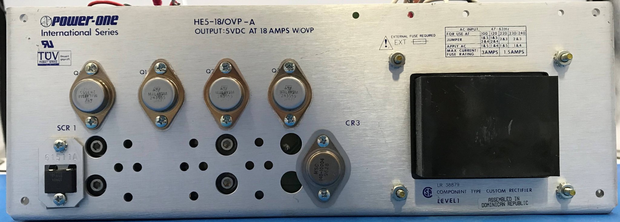 Linear Power Supply (HE5-18/OVP GE Advantx