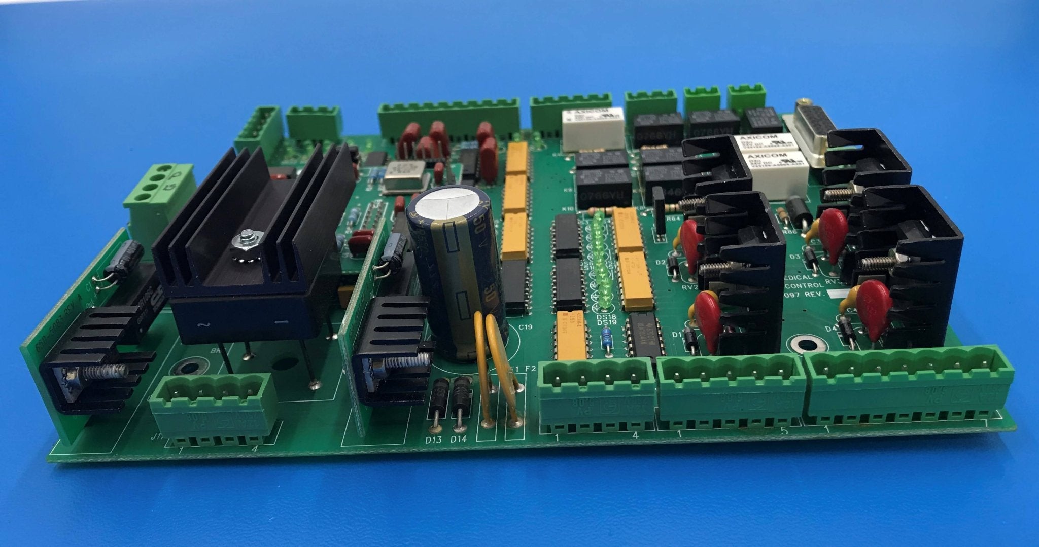 Lock Control Board (124-5097 Rev 3 Del Medical