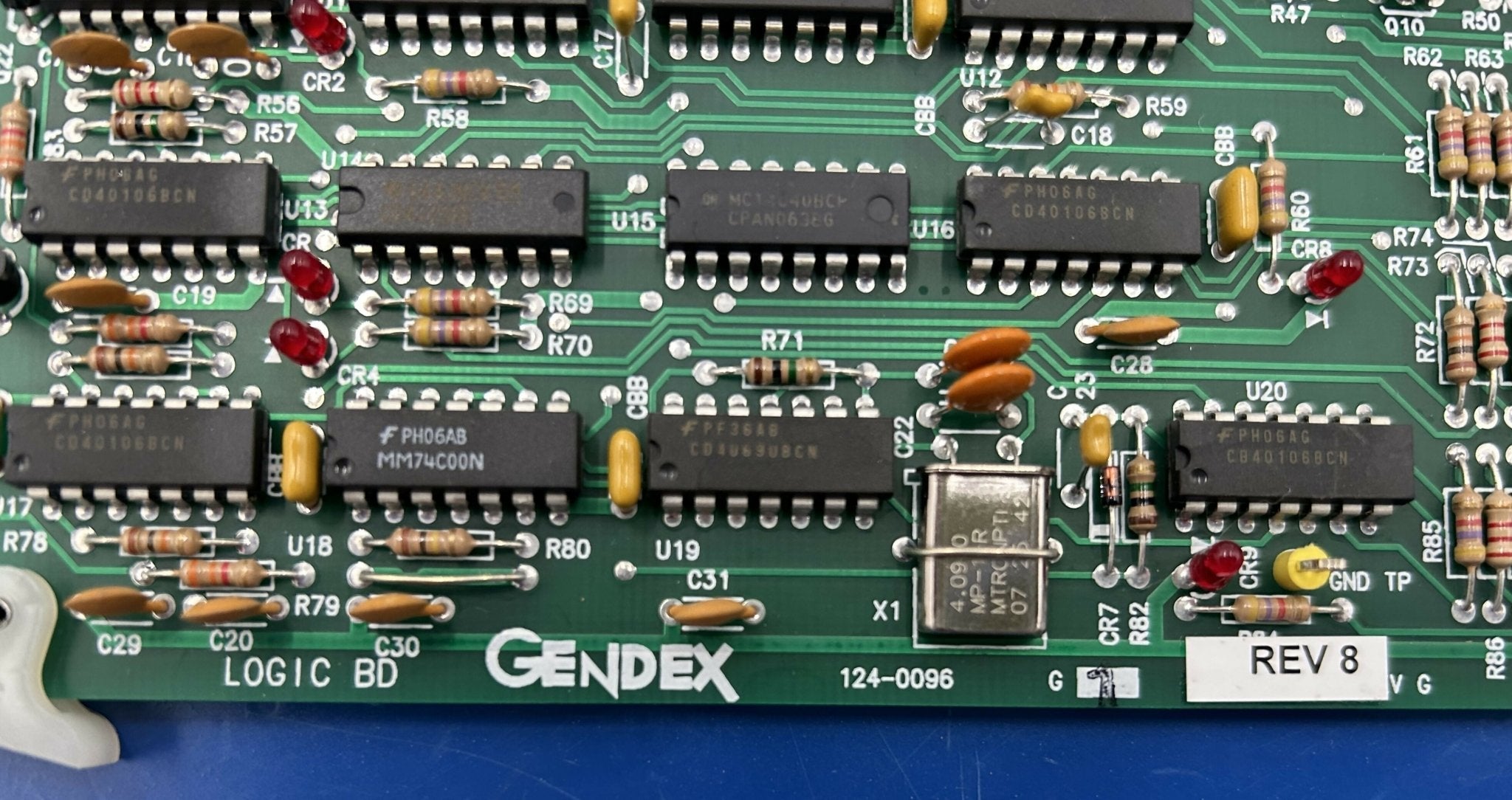 LOGIC BOARD (124-0096 G1 VER 8 GENDEX/DEL MEDICAL