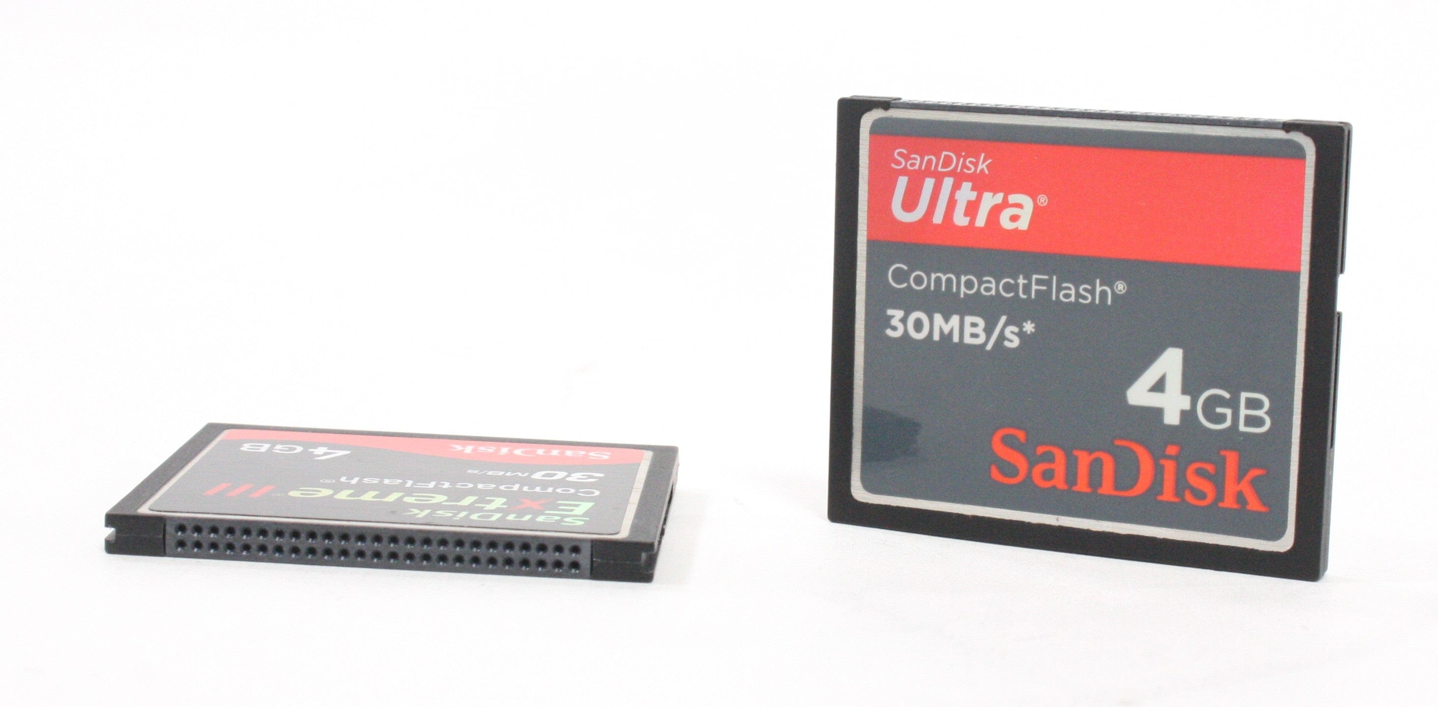 Lot of 10 SanDisk CompactFlash Memory Cards (3 - 8GB/7- 4GB)