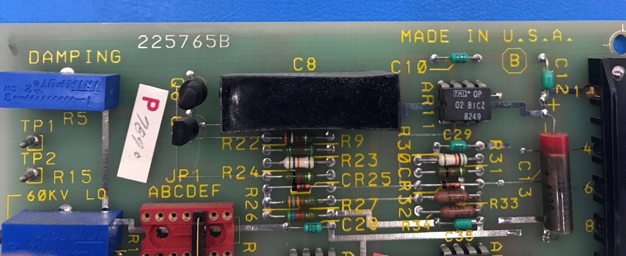 MA Taper X PCB (46-225764 G1 B GE Advantx