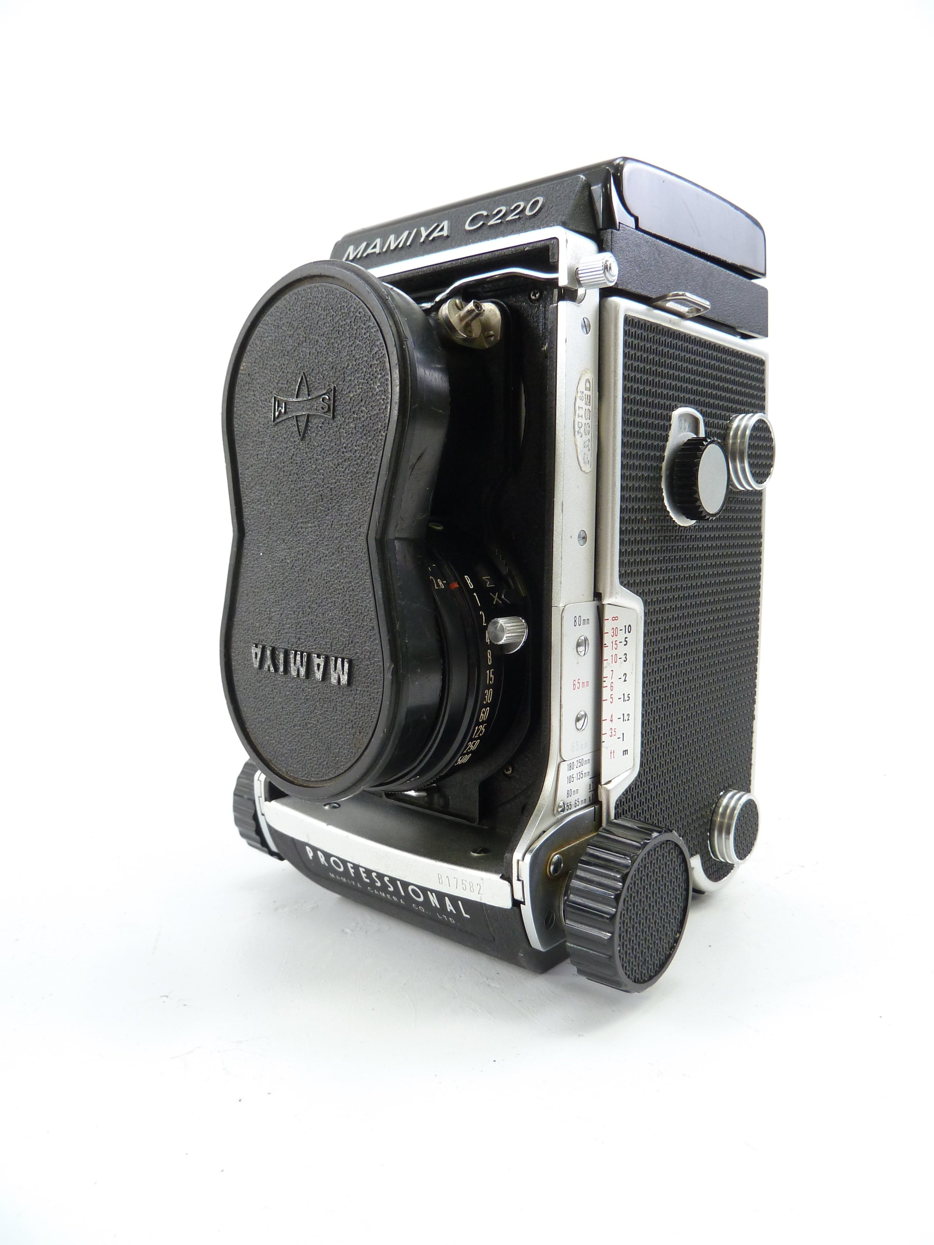 Mamiya C220 Outfit with 80MM F2.8 Lens and WLF