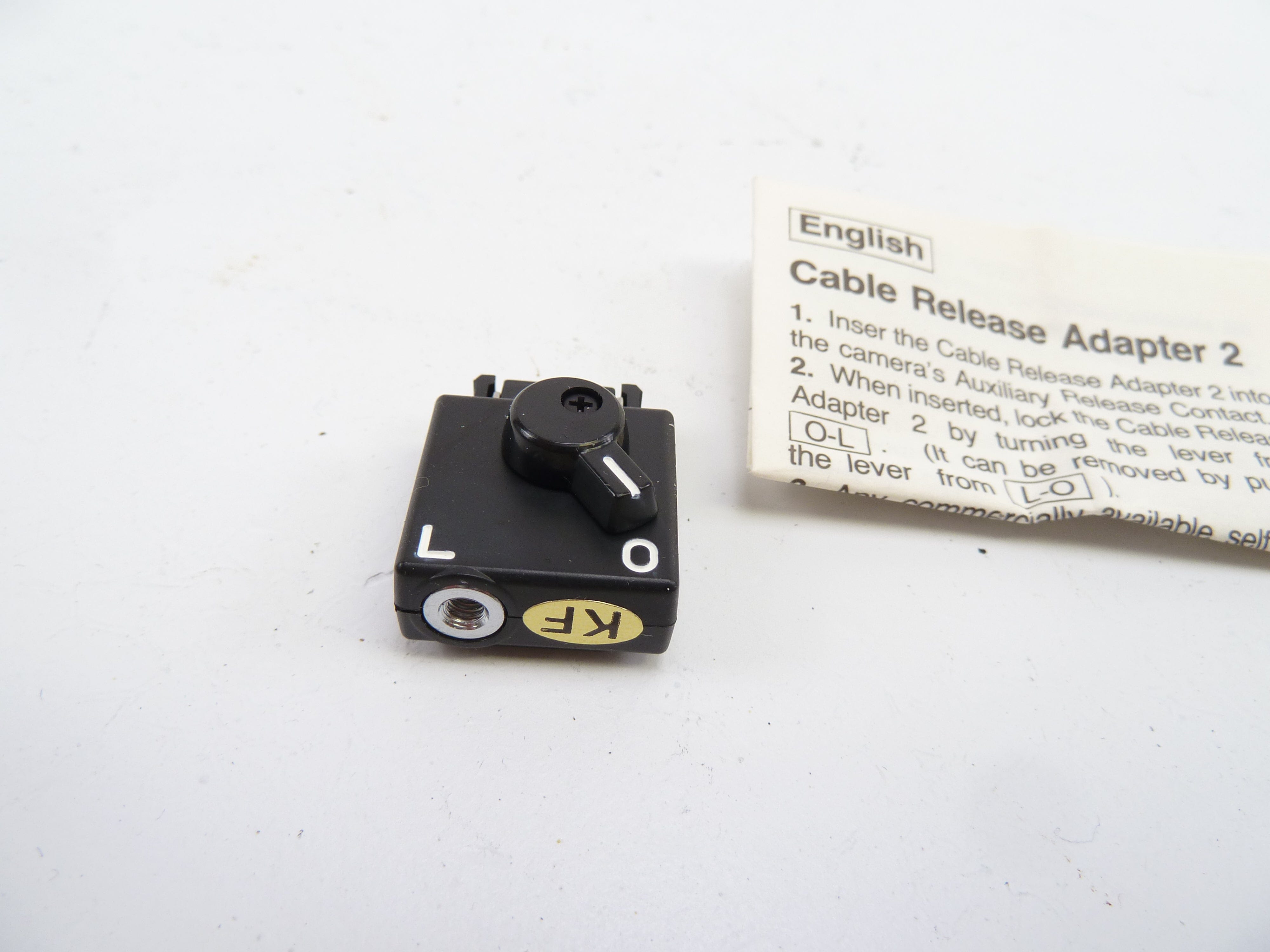Mamiya Cable Release Adapter or RZ67 and 645 Pro-Super Cameras