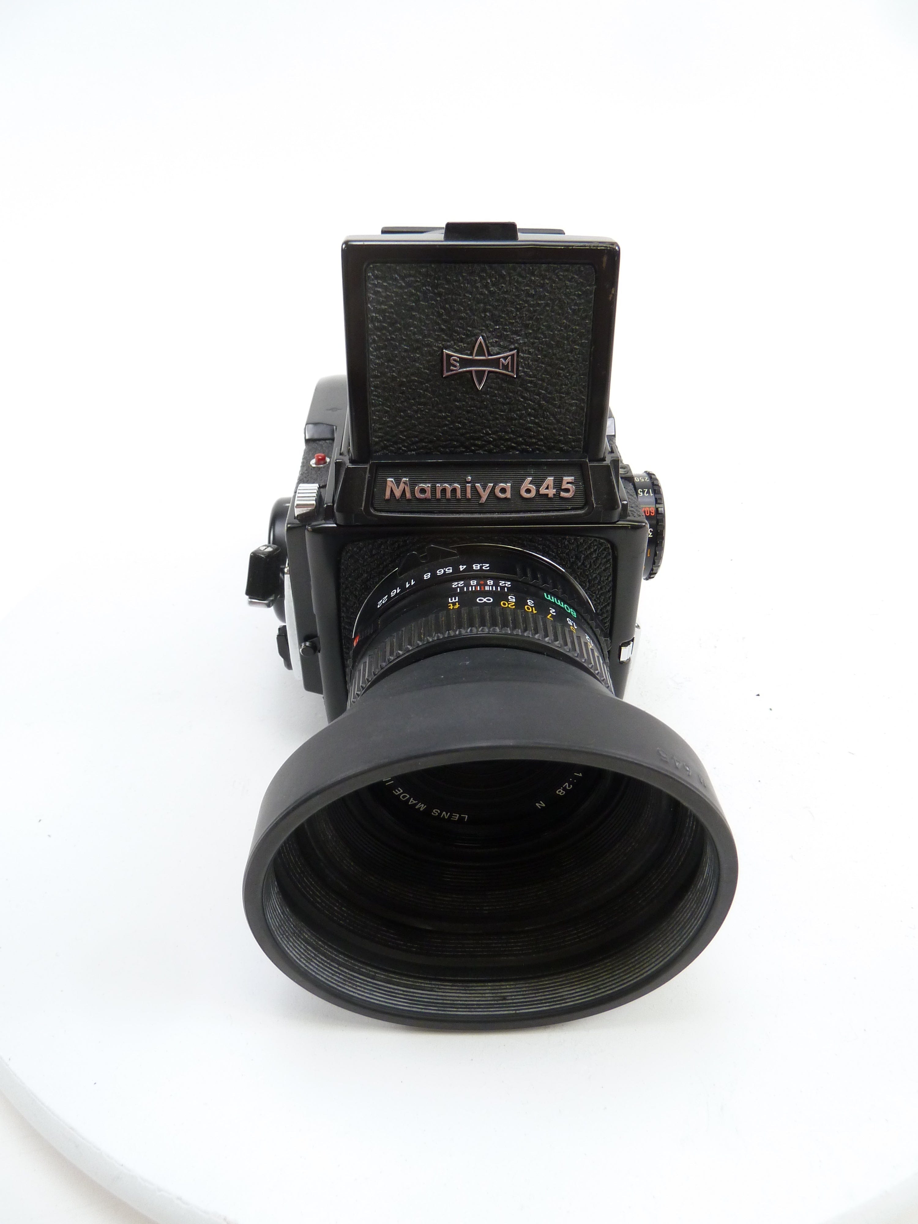 Mamiya M645 1000S Camera Outfit with 80MM F2.8 N Lens and Waist Level Finder
