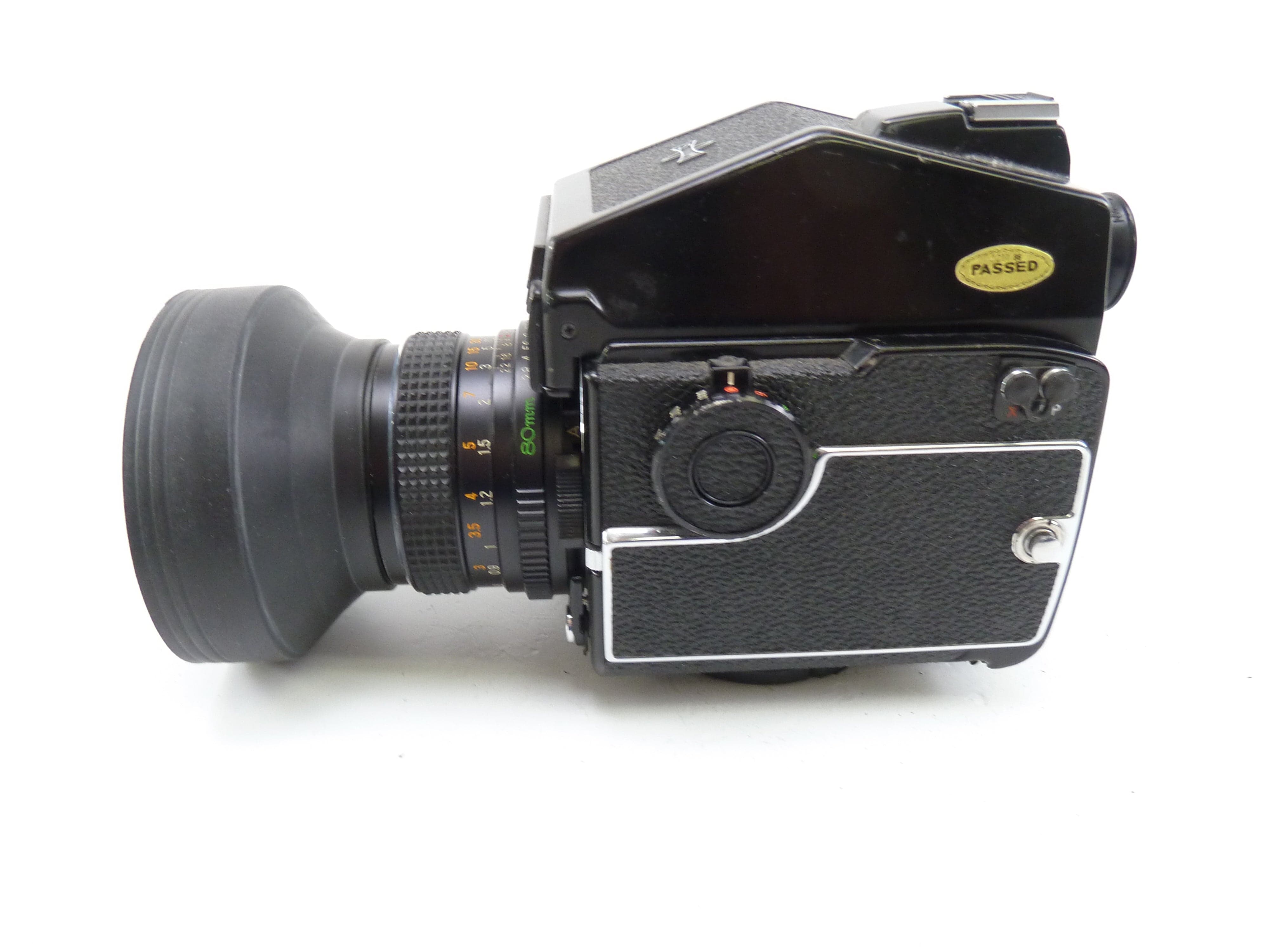 Mamiya M645 1000S Camera Outfit with PD Meter Prism Finder and 80MM F2.8 Lens