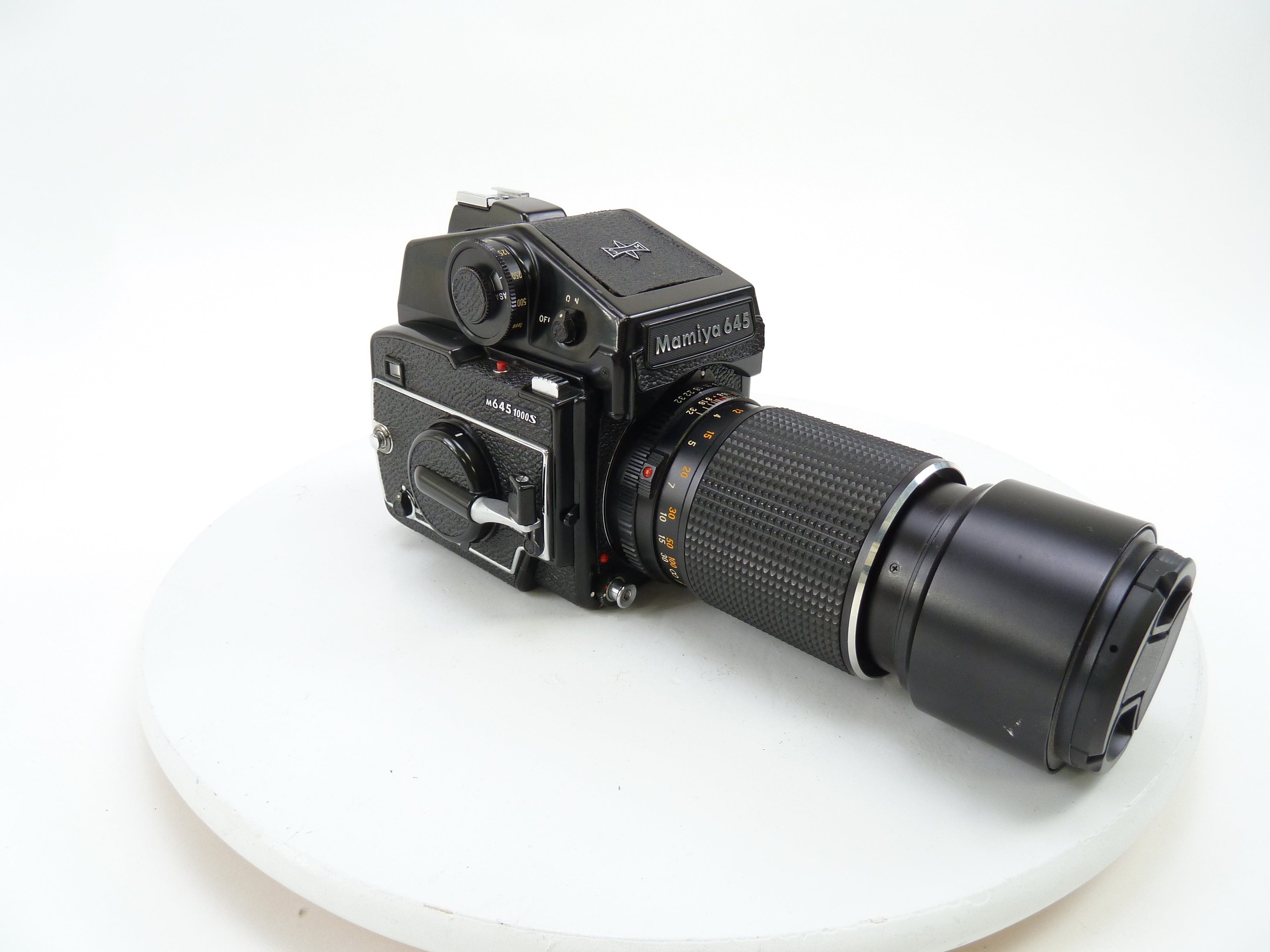 Mamiya M645 1000S Outfit with CDS Meter Prism and 210MM f4 C Lens