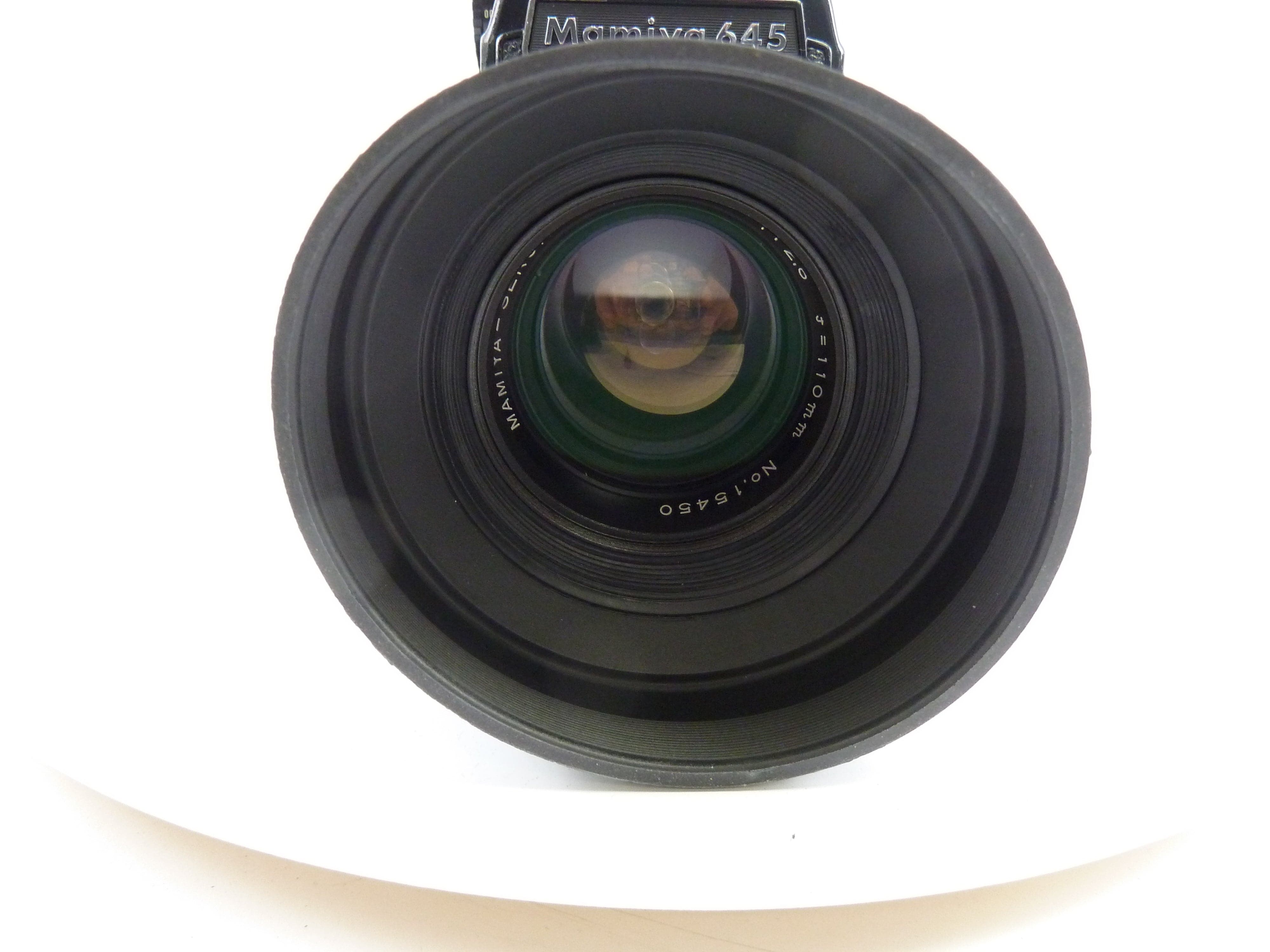 Mamiya M645 1000S Outfit with PD Meter Prism and 110MM f2.8 C Lens