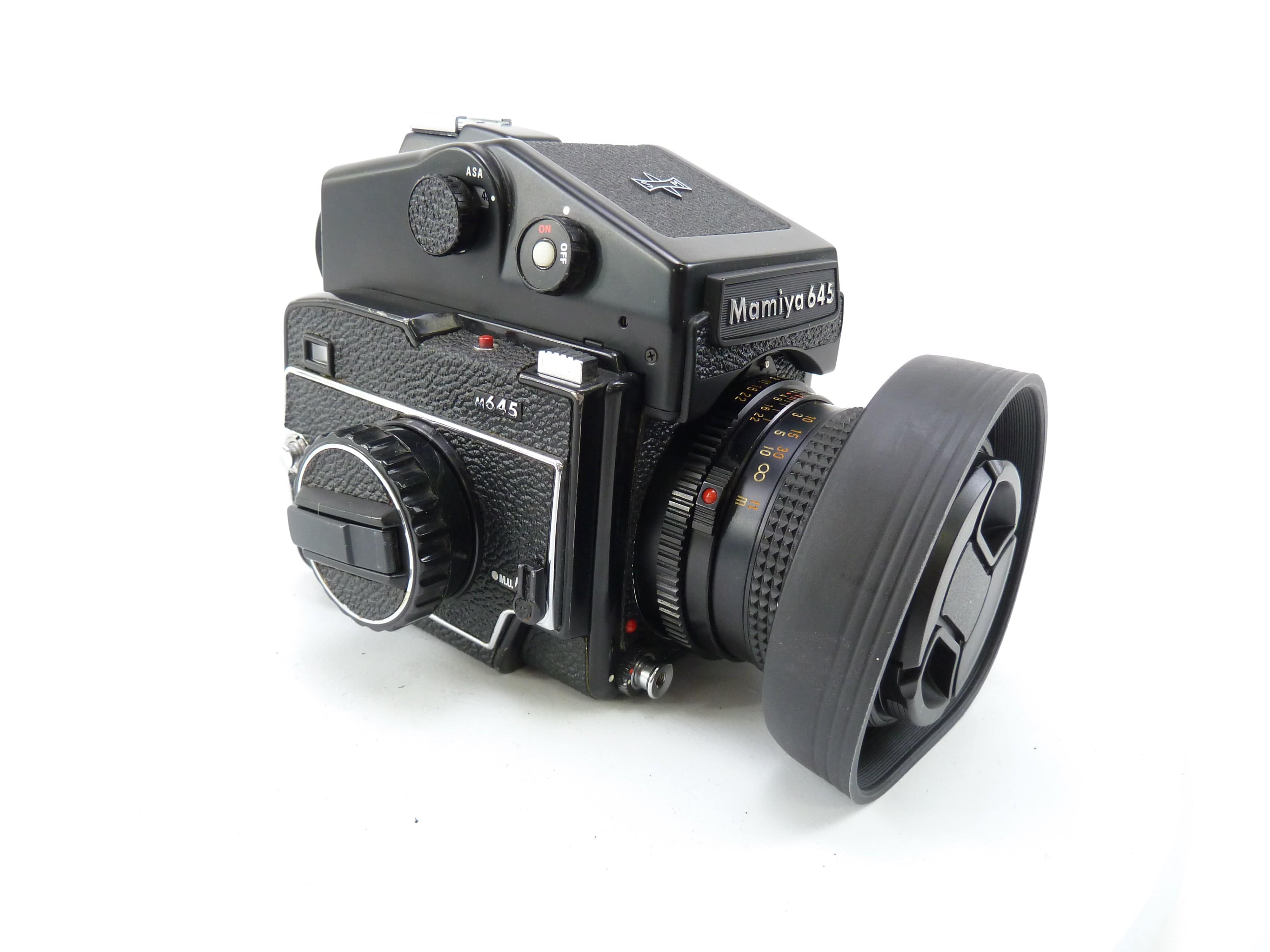 Mamiya M645 Camera Outfit with AE Prism Finder and 80MM F2.8 C Lens