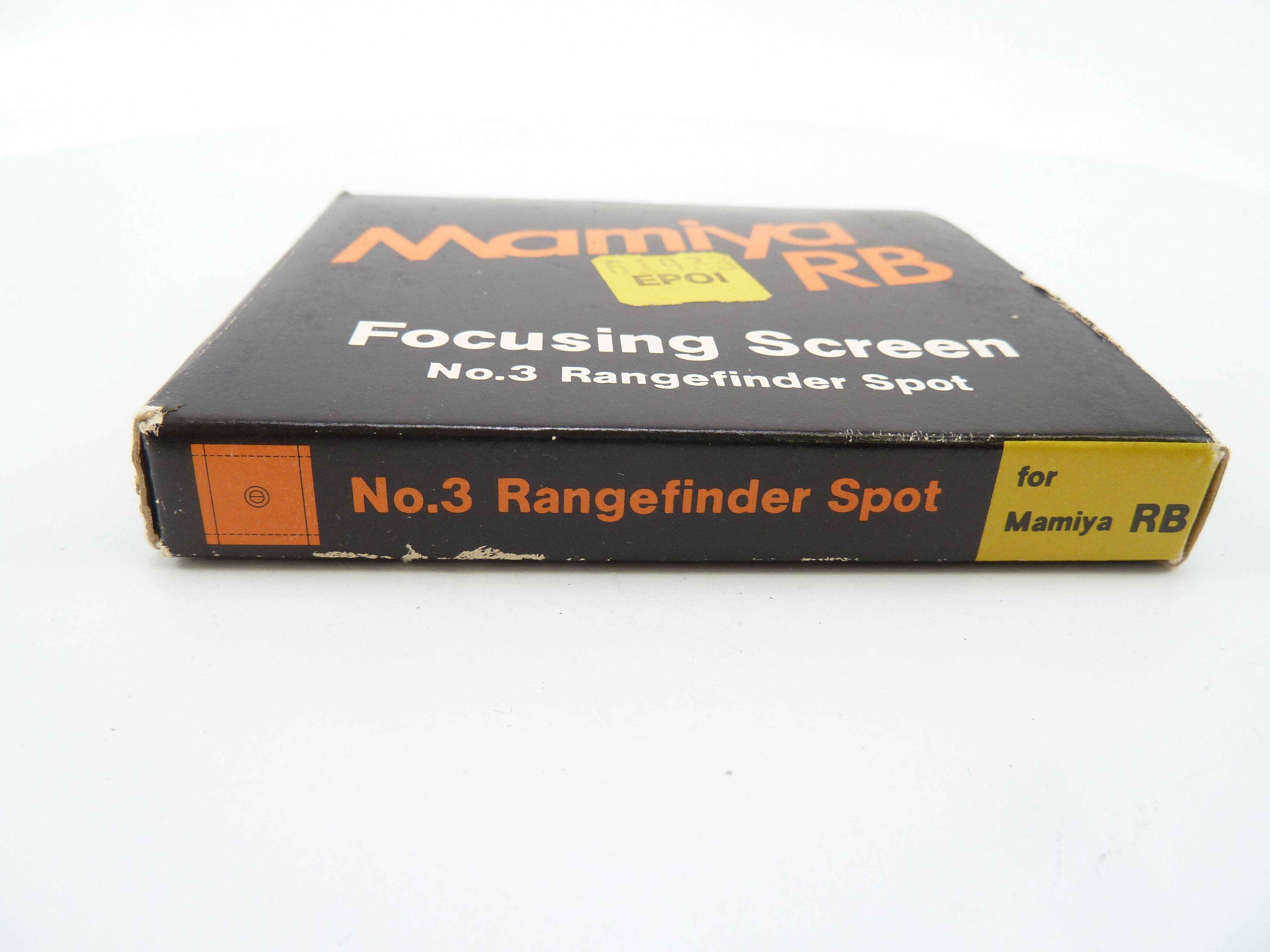 Mamiya RB67 #3 Rangefinder Split Image with Microprism Focusing Screen