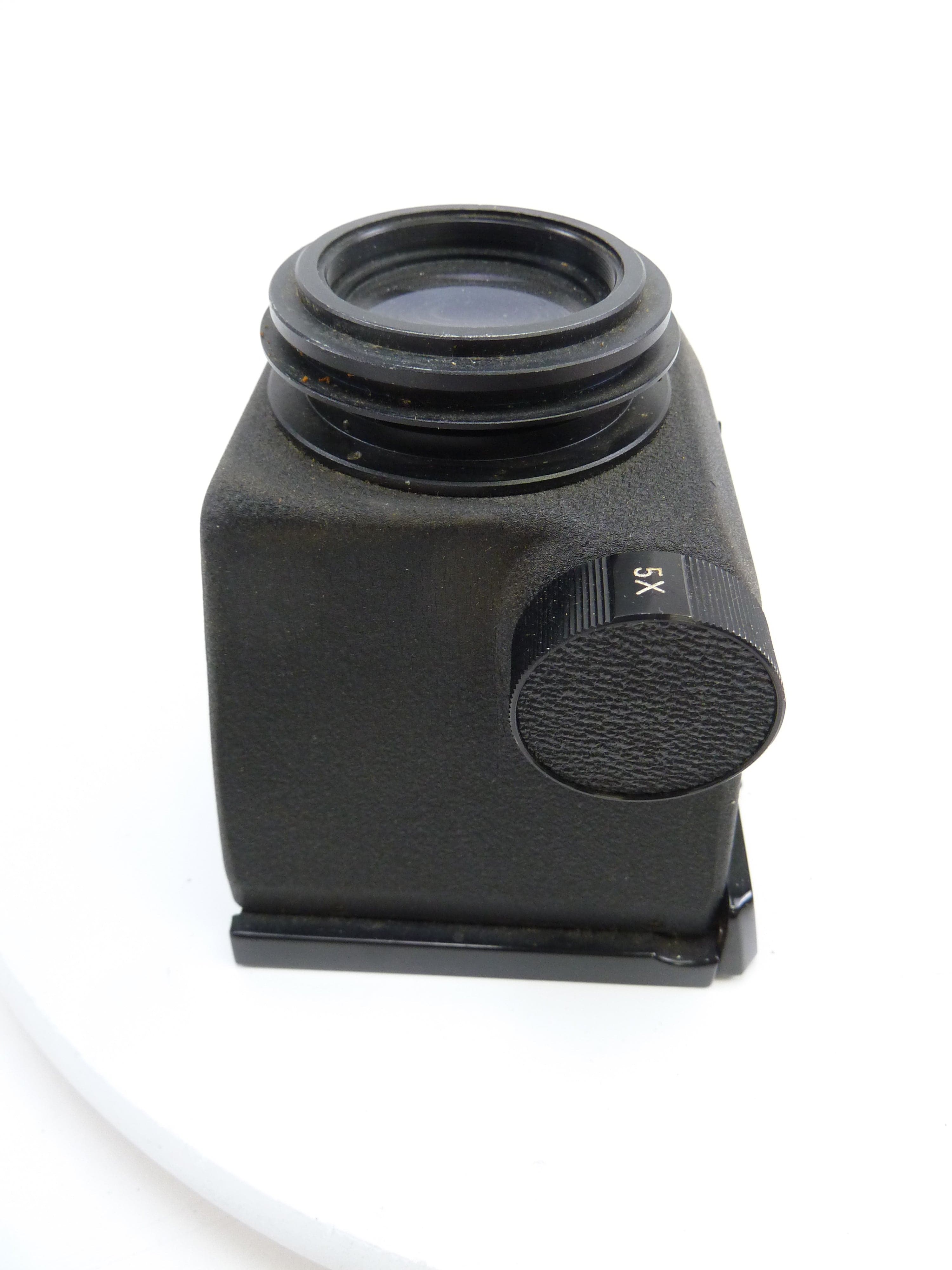 Mamiya RB67 or RZ67 Dual Magnifying Hood 3X-5X With Case