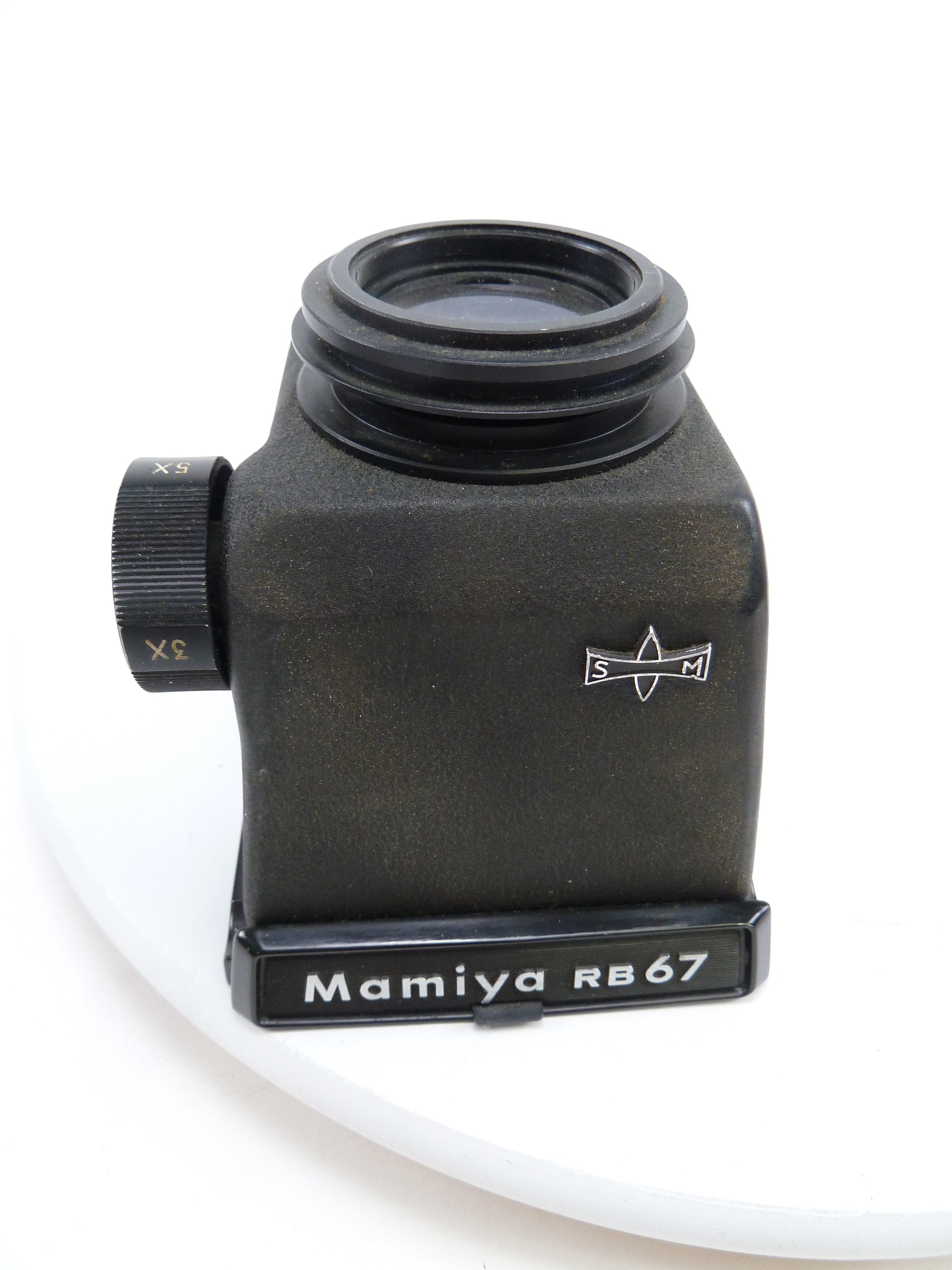 Mamiya RB67 or RZ67 Dual Magnifying Hood 3X-5X With Case