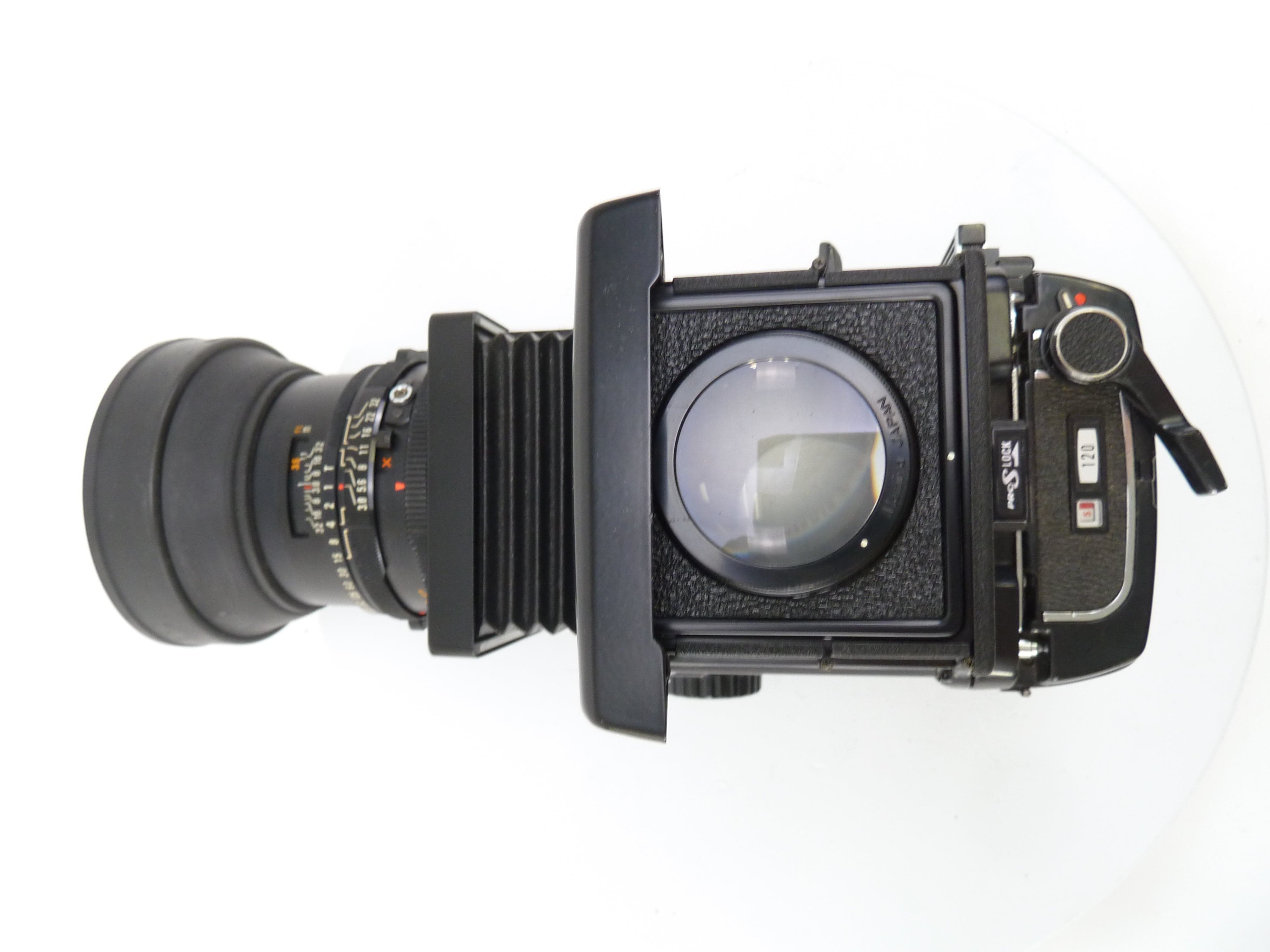Mamiya RB67 Pro S Camera Outfit with 127MM f3.8 Lens, Pro S 120 Back, and WLF