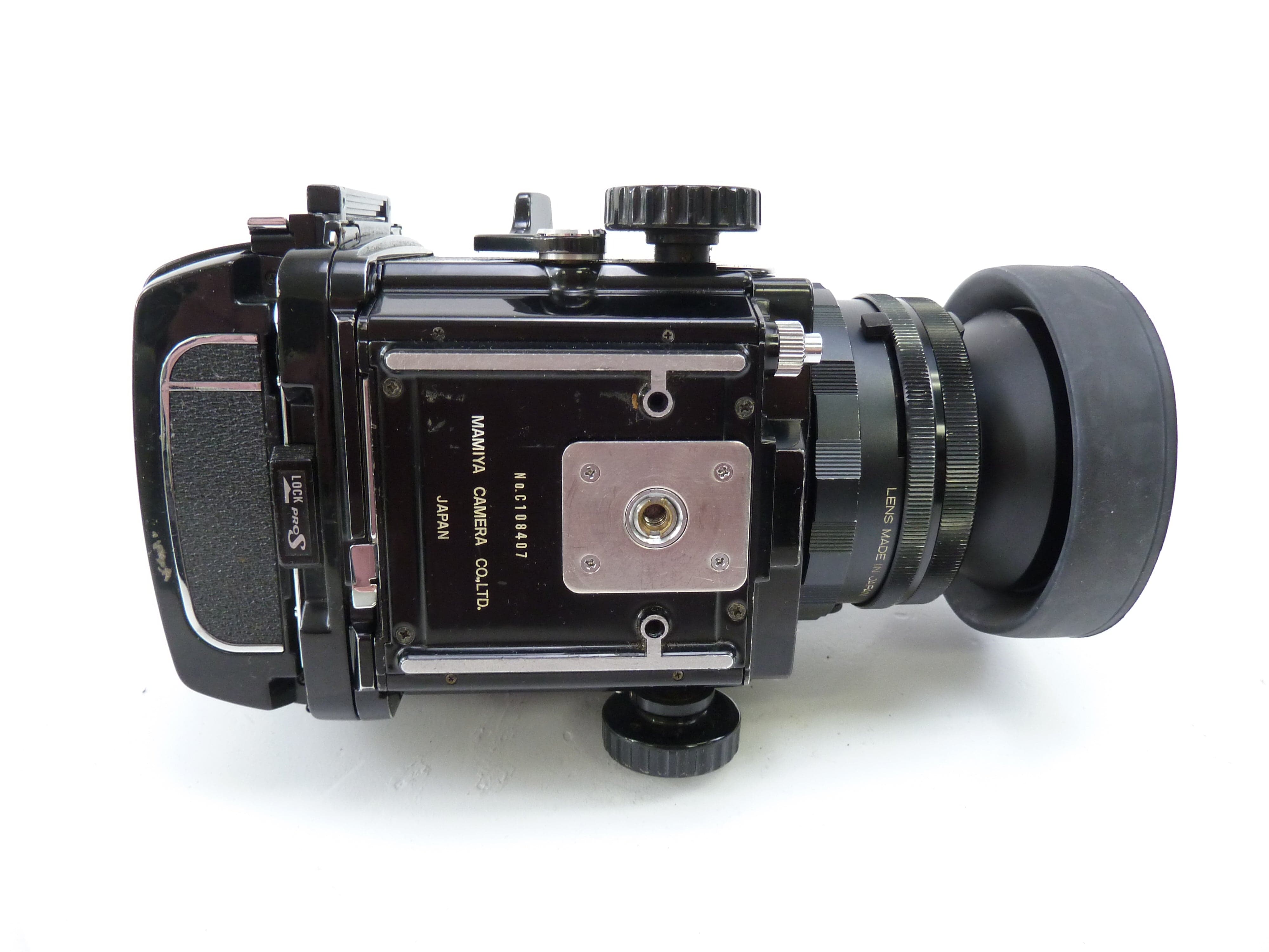 Mamiya RB67 Pro S Outfit with 90MM f3.8 Lens, Pro S 120 Film Back, and Waist Level Finder