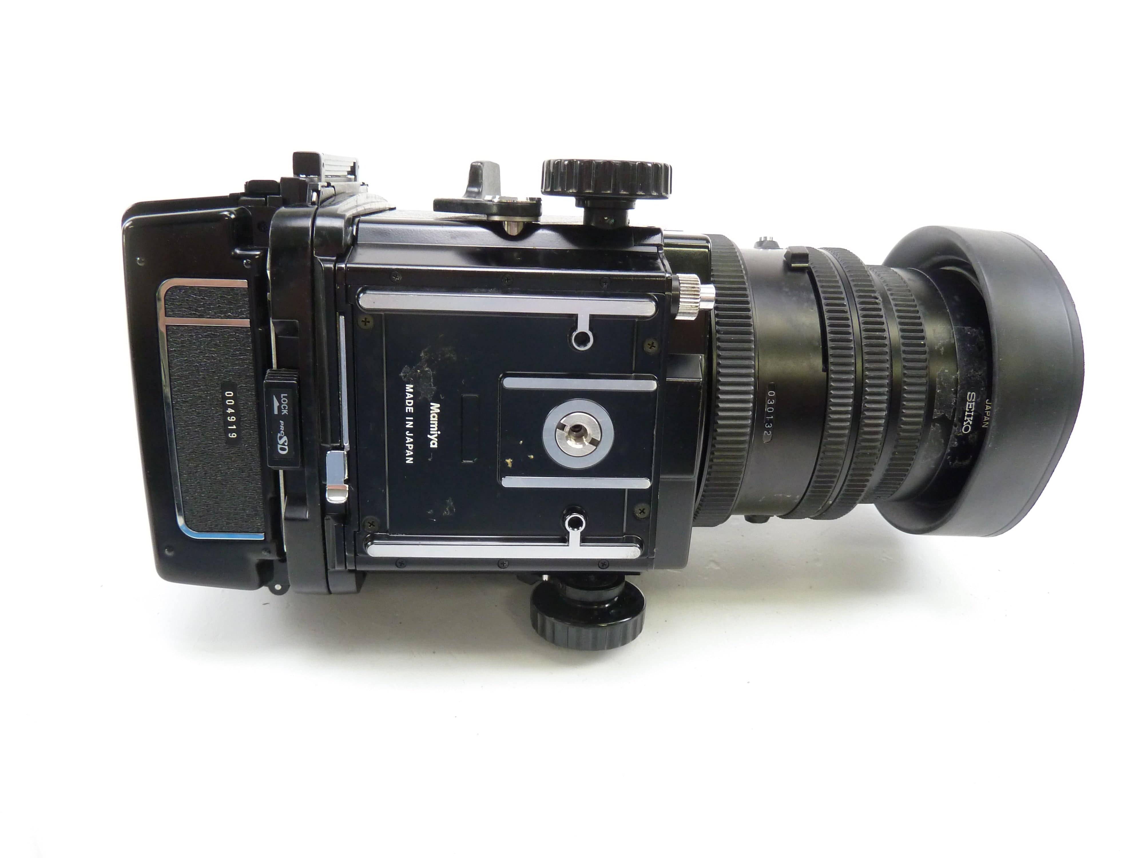 Mamiya RB67 Pro SD Outfit with 90MM F3.5 K/L Lens, Pro SD 120 Back, and WLF