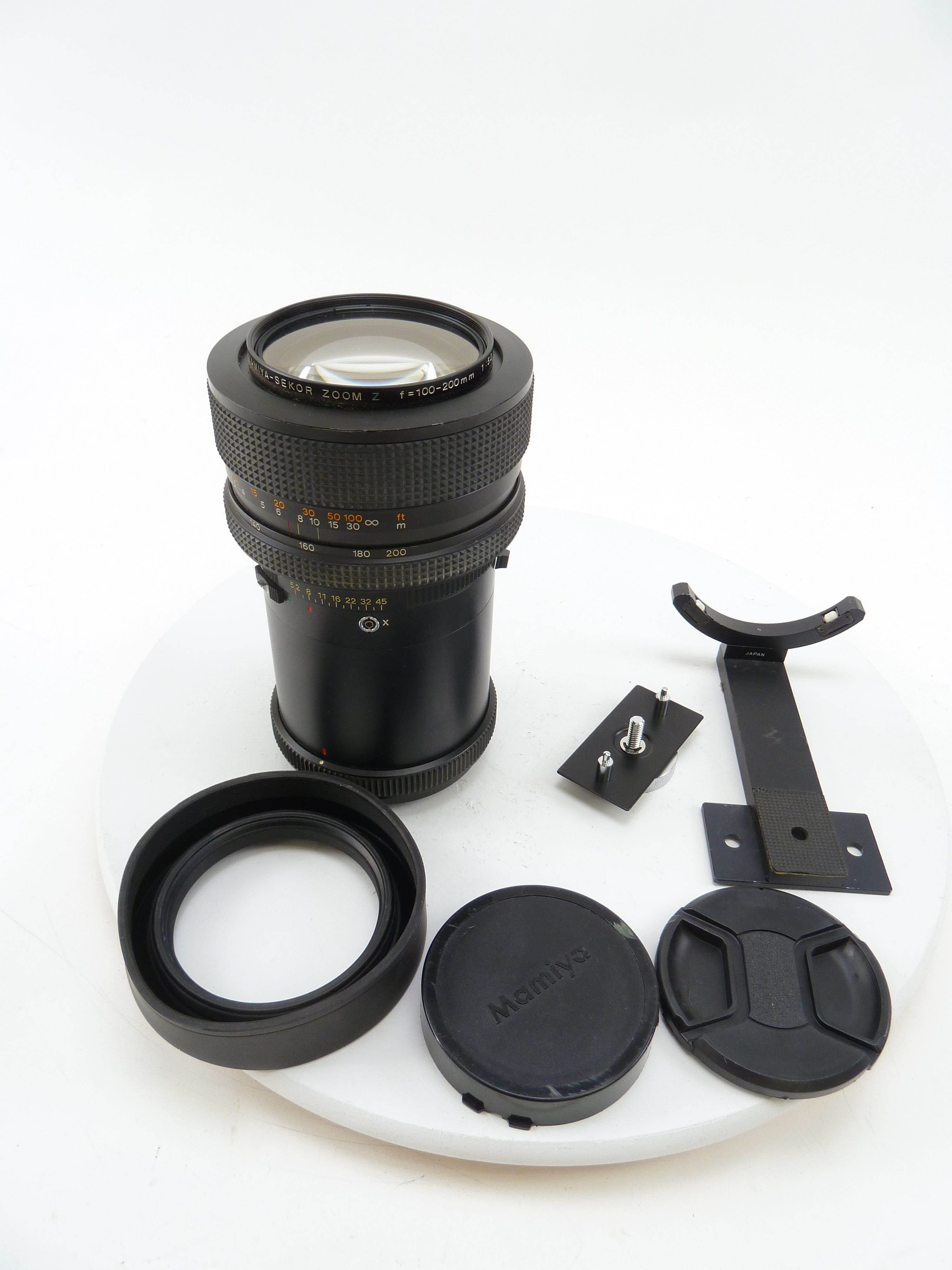 Mamiya RZ 100-200MM F5.2 Zoom Lens with Bracket