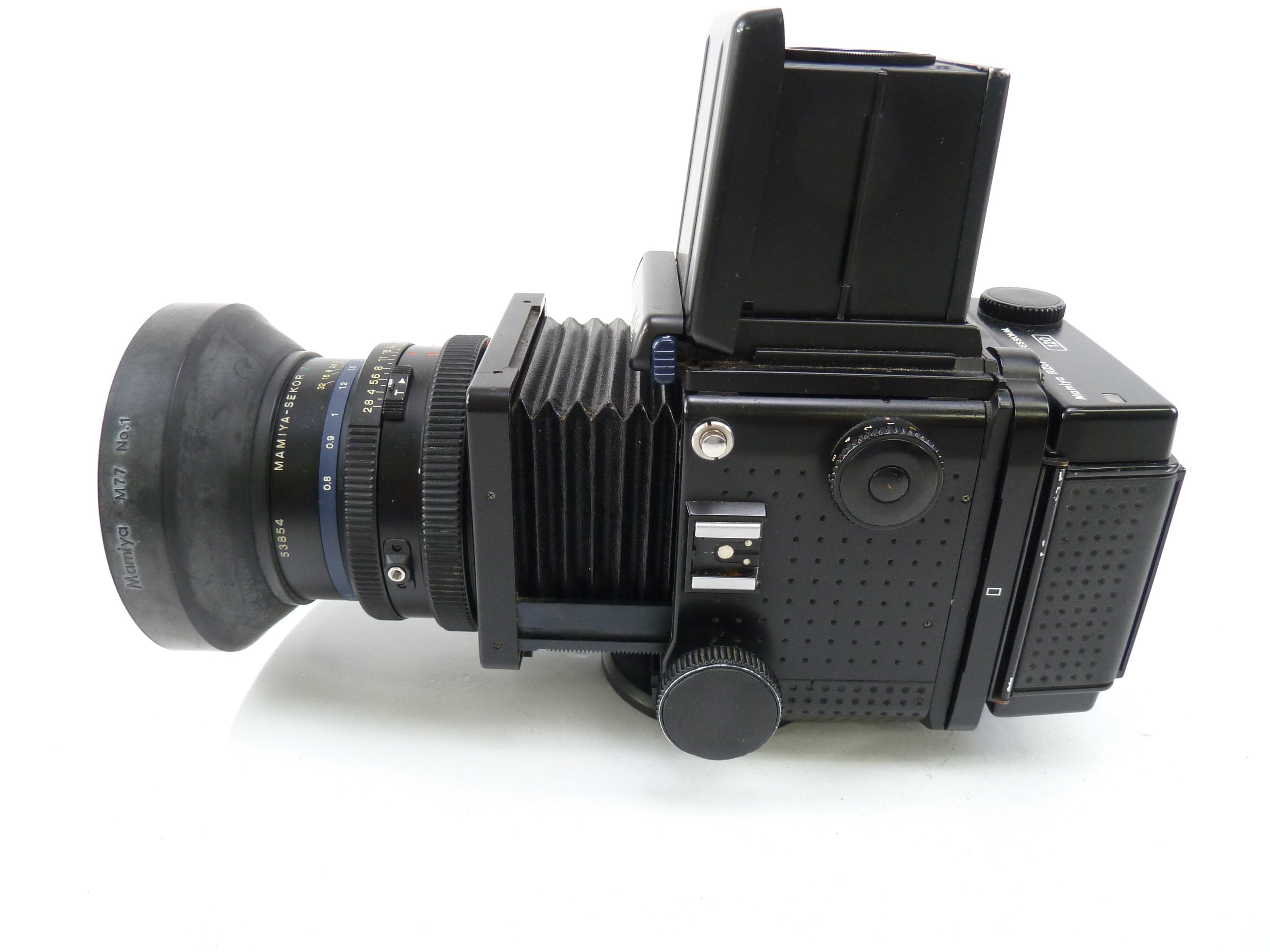 Mamiya RZ67 Outfit with 110MM f2.8 W Lens, Pro 120 Back, and Waist Level Finder