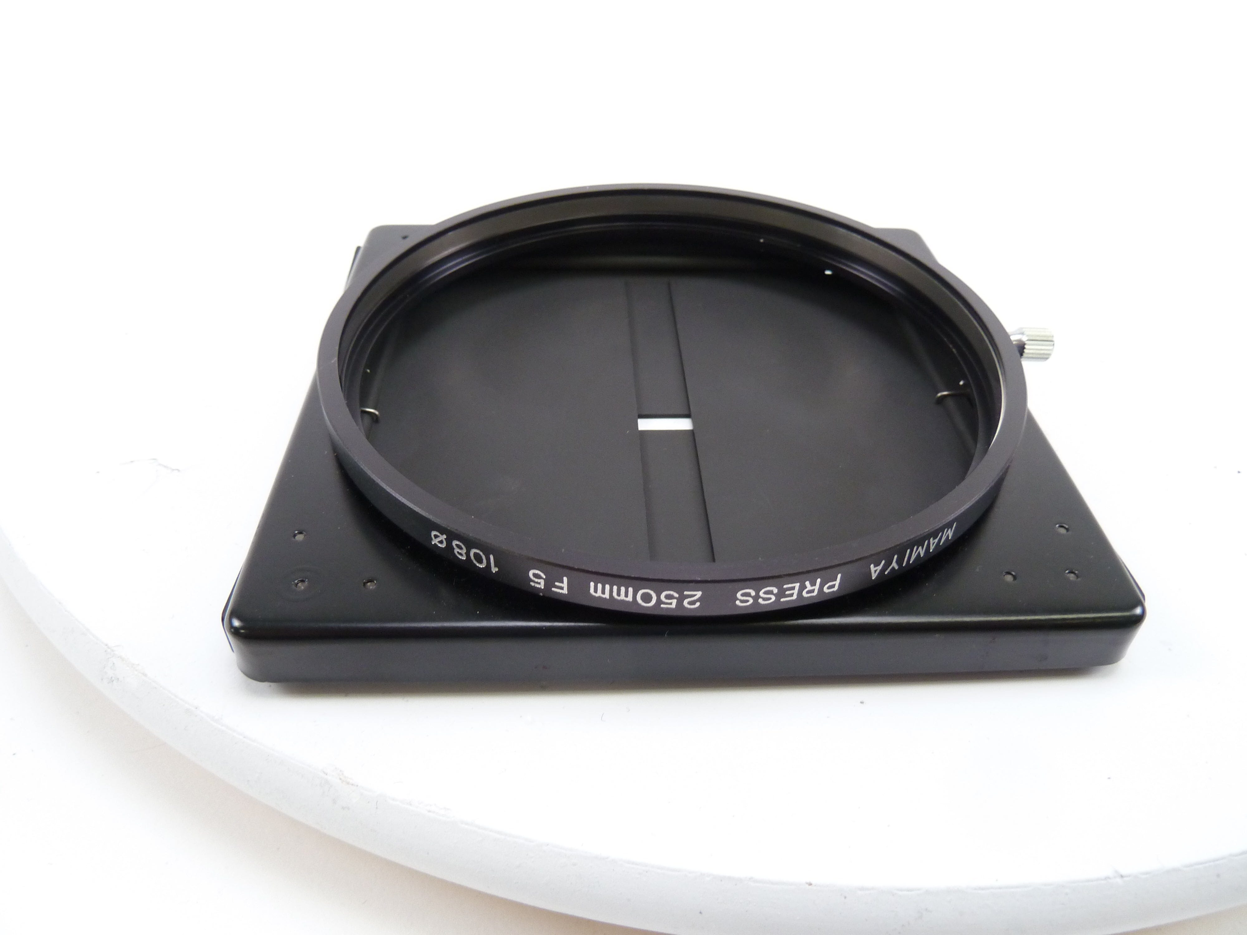 Mamiya Universal or Press Lens Hood for 250MM F5 Lens with Case
