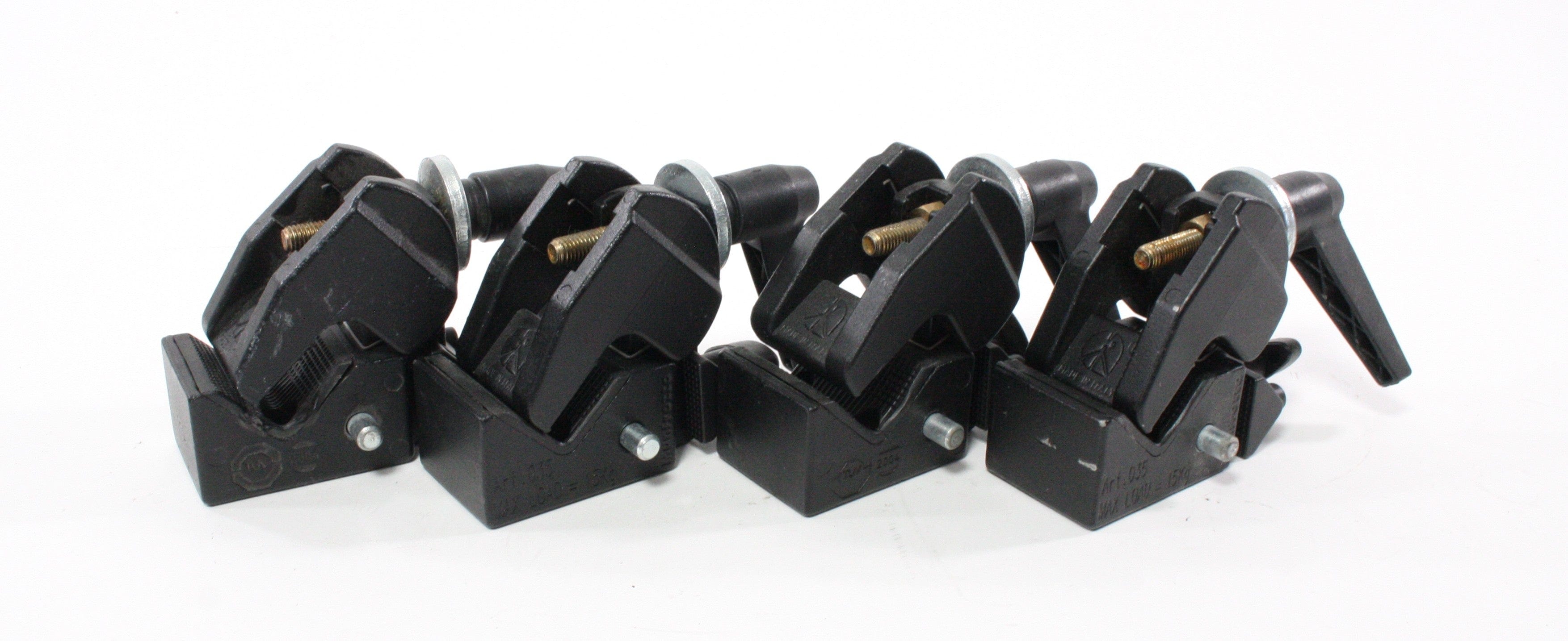Manfrotto 035RL Super Clamp with long handle Set of 4