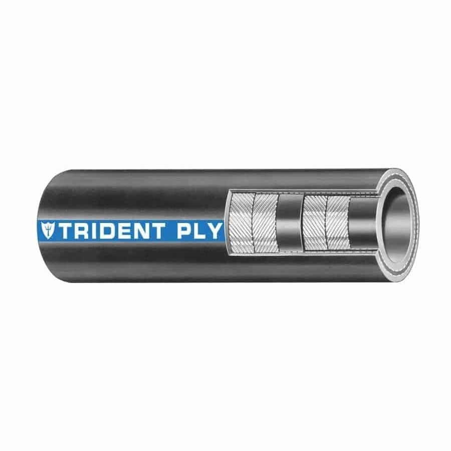 Trident Marine 200-2384 200 Series Ply Soft Wall Wet Exhaust & Water Hose 2 3/8", By the Ft